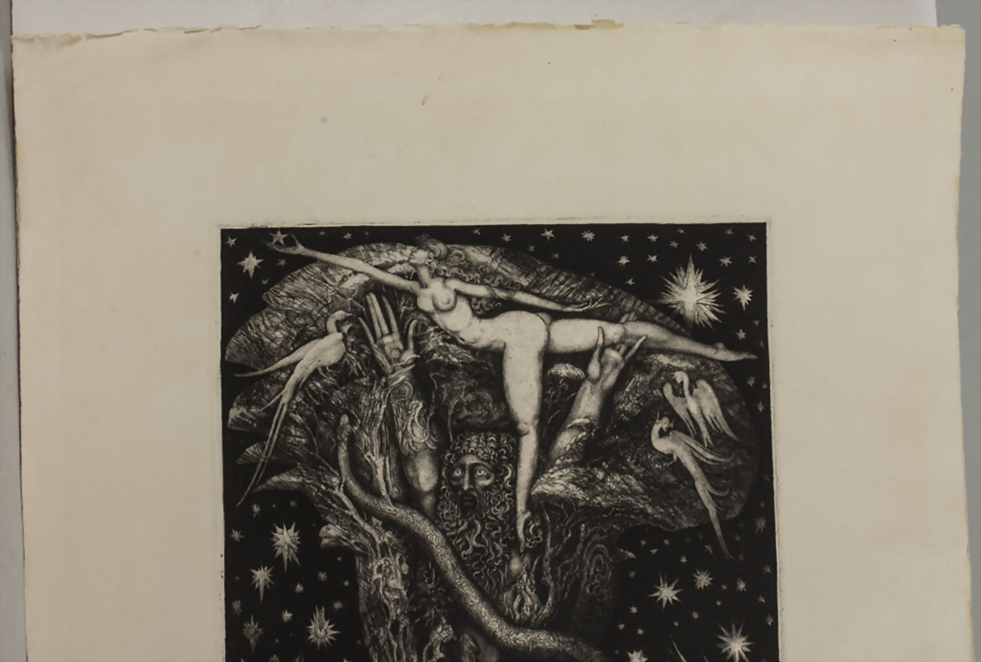 Phantastischer Realismus, Ernst Fuchs (1930-2015), 'Adams Traum' / 'Adam's dream', 1969 - Image 5 of 5