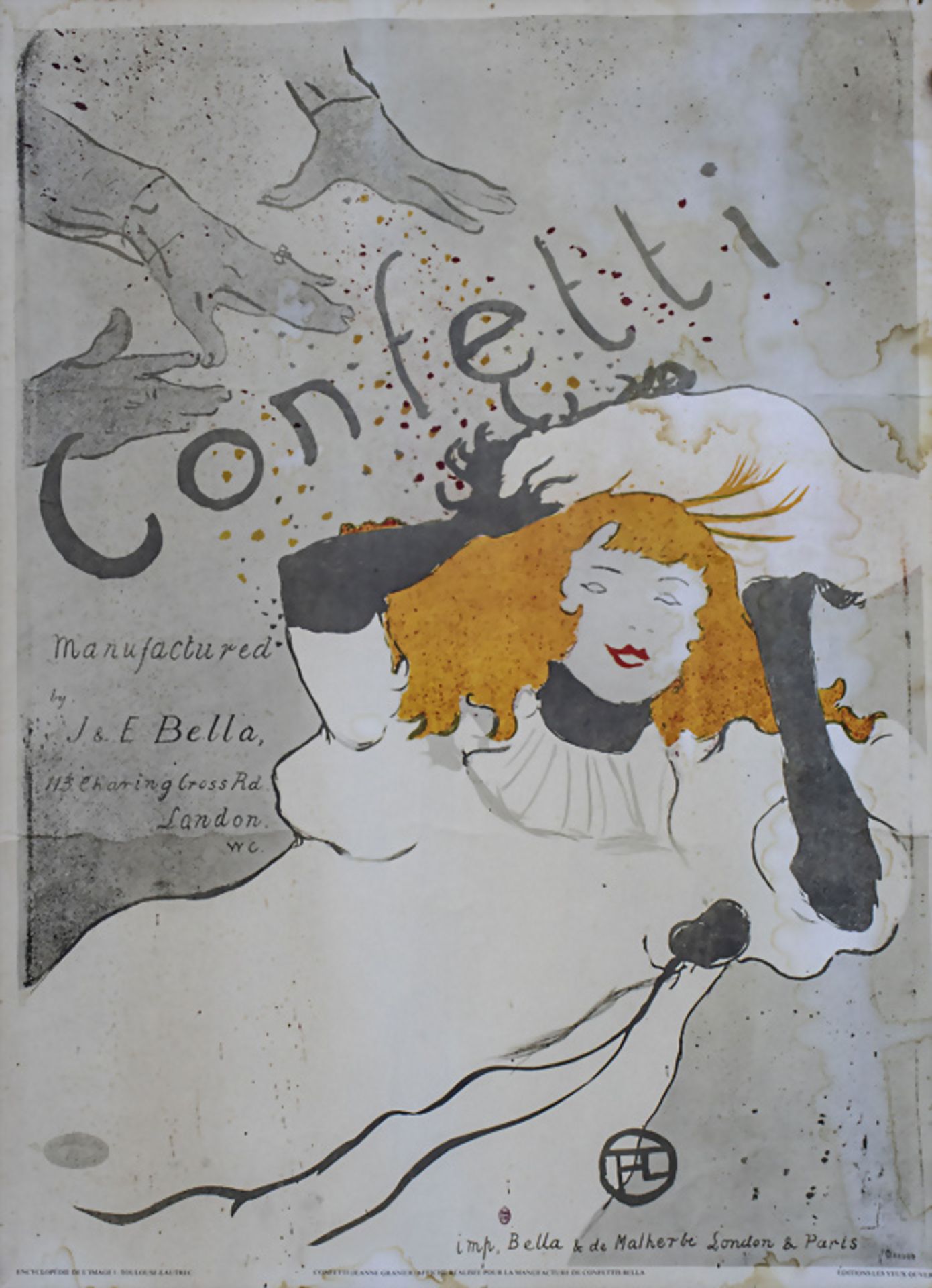 Henri TOULOUSE-LAUTREC (1864-1901), 'Confetti', nach 1950