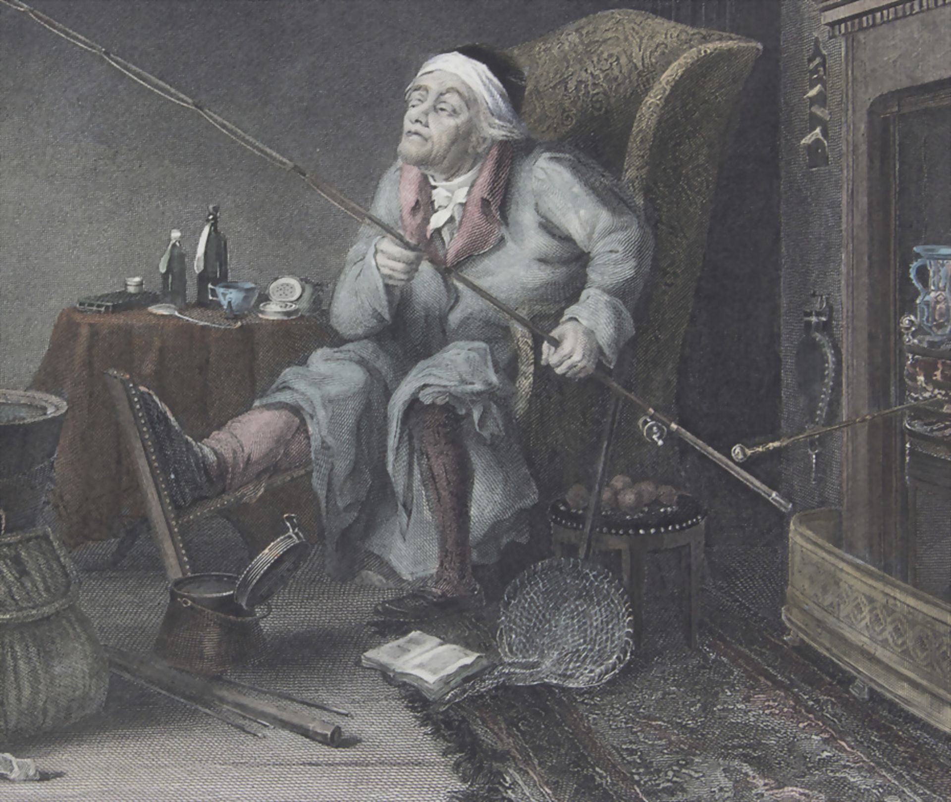 Theodore Lane (1800-1828), 'The Enthusiast (The gouty Angler)', vor 1828 - Image 2 of 4