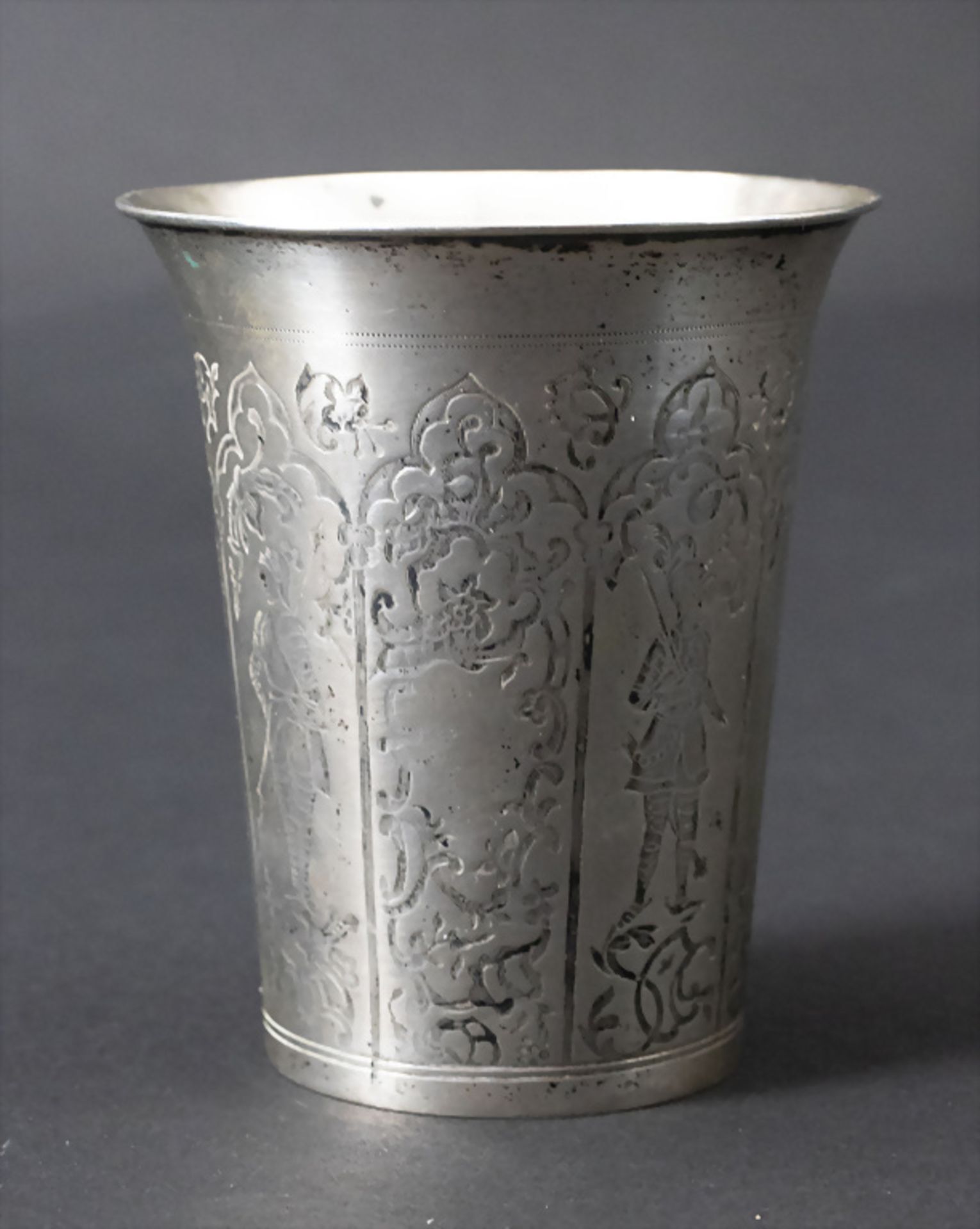 Silberbecher / A silver beaker, Warschau / Warsaw, um 1880
