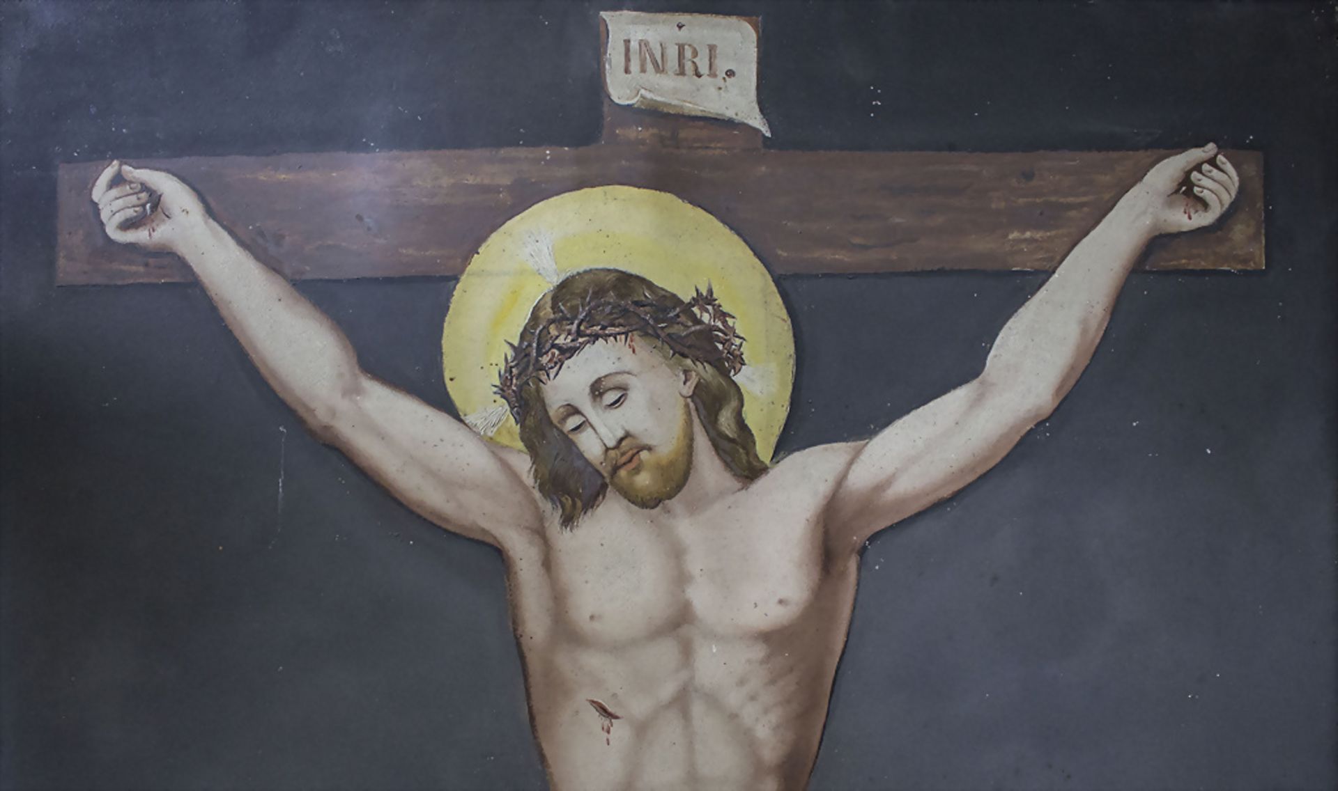 Gekreuzigter Jesus Christus, wohl deutsch, 20. Jh. - Image 3 of 5