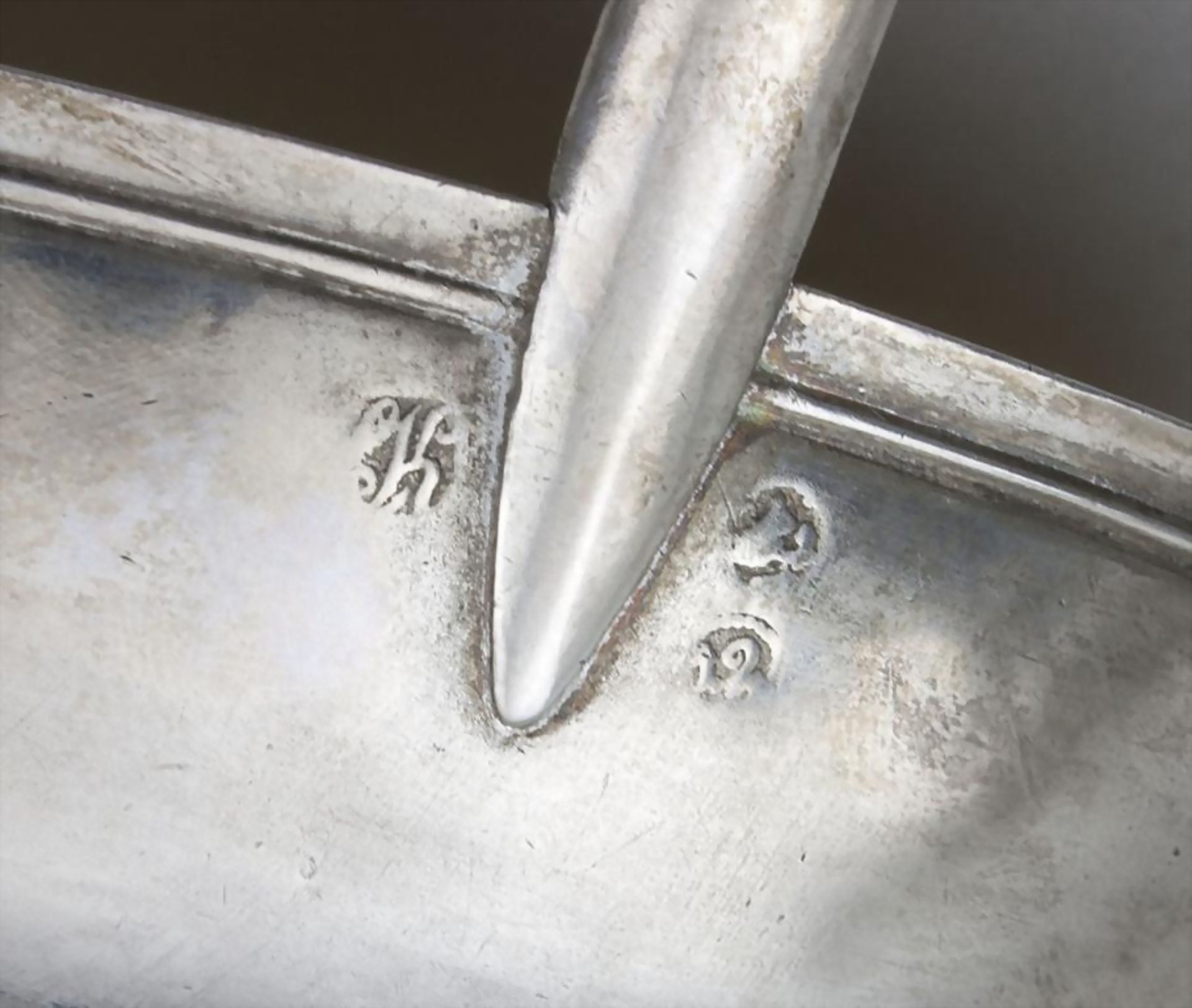 Kelle / A silver ladle, deutsch, Anfang 19. Jh. - Image 3 of 3