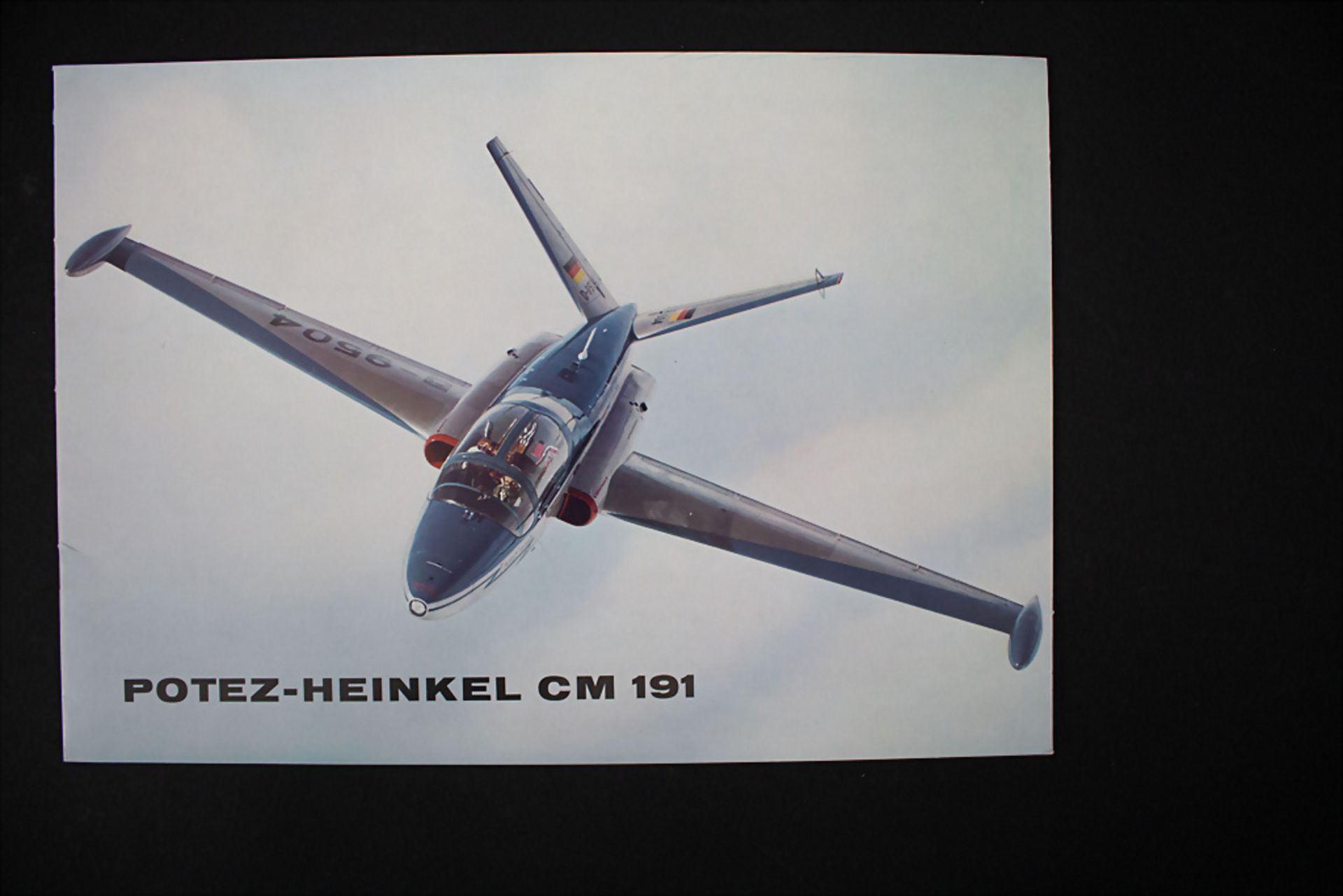 Prospekt 'POETZ-HEINKEL CM 191', Ernst Heinkel Flugzeugbau GmbH Speyer, um 1978