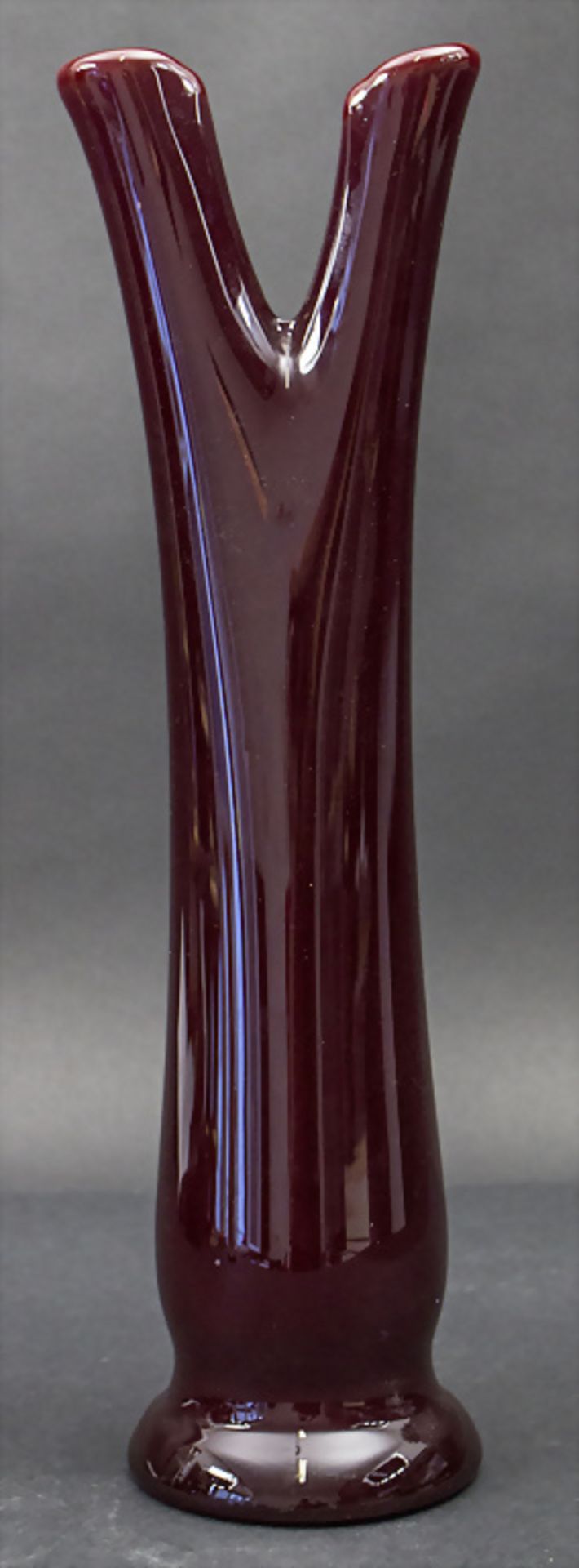 Glasvase / A glass vase, wohl AVEM (Arte Vetraria Muranese), Murano, Entwurf wohl Giorgio ...