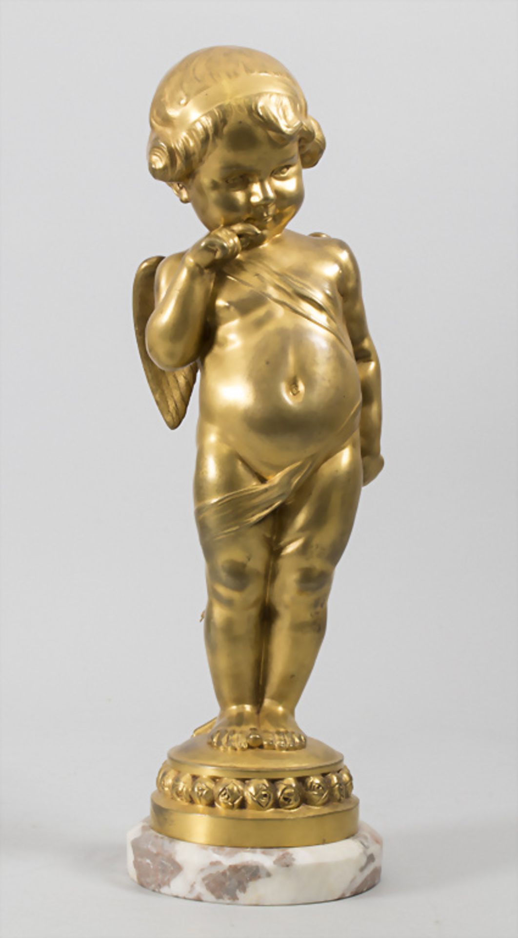 Lucienne Antoinette Heuvelmanns (1885-1944), Bronze 'Nachdenklicher Amor' / A bronze sculpture ... - Bild 5 aus 9