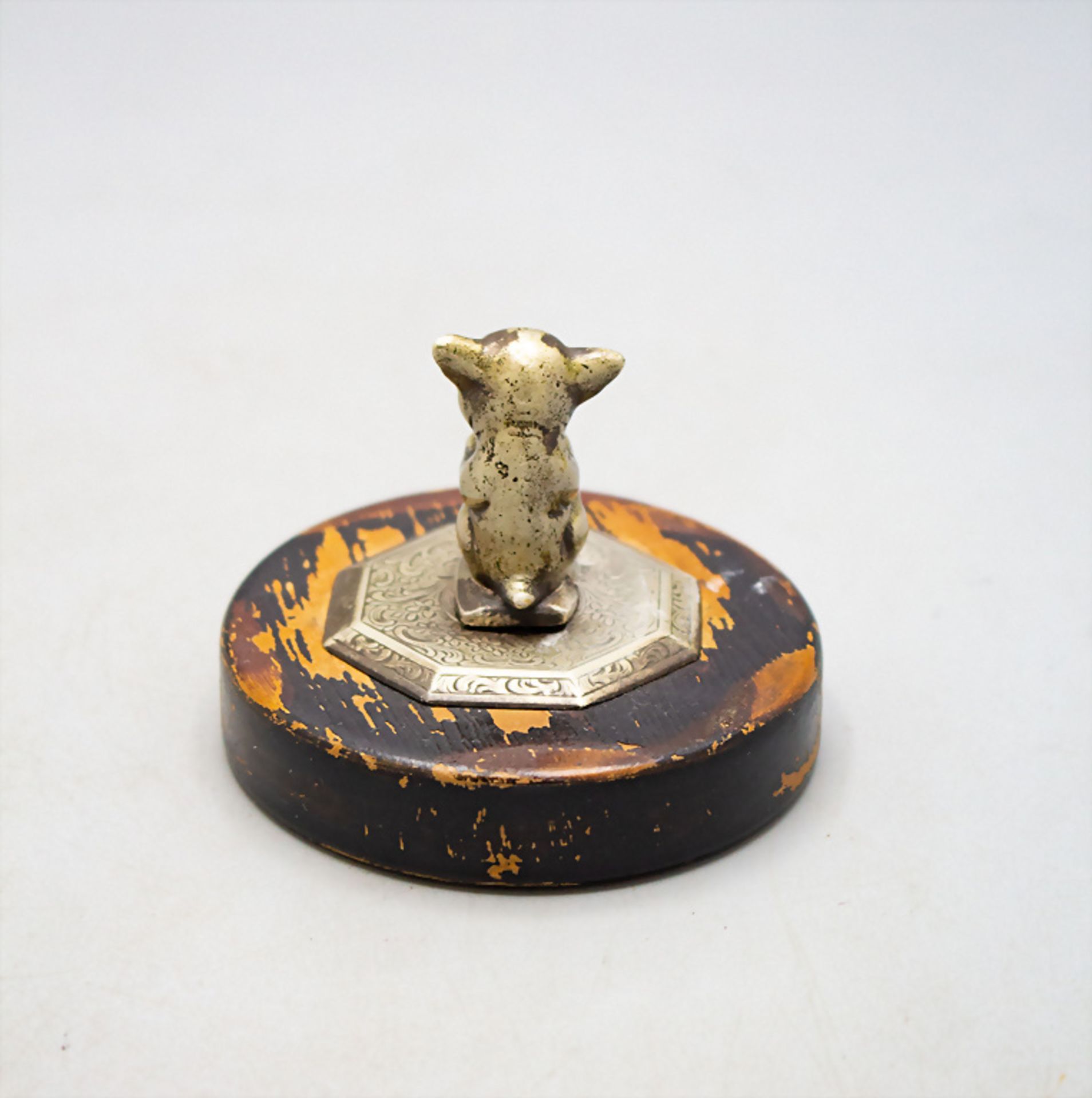 Miniatur Figur 'Bonzo der Hund' / A miniature figurine of 'Bonzo the dog', wohl England, nach 1922 - Bild 3 aus 6