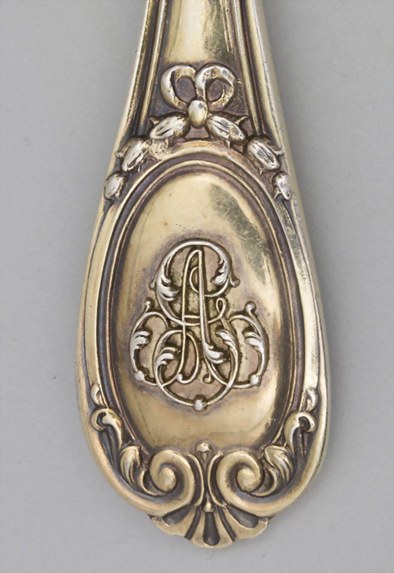 12-teiliges Silberbesteck / A 12-part silver cutlery, Veyrat, Paris, um 1900 - Bild 5 aus 8