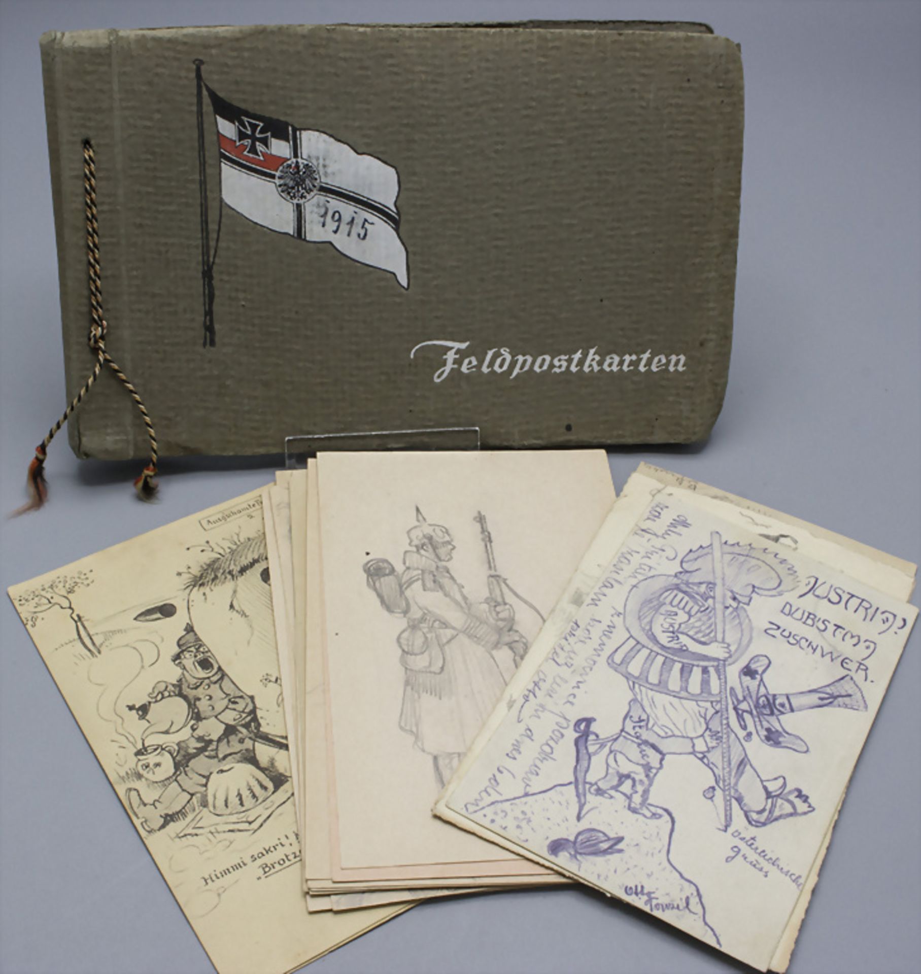 Konvolut Feldpostkarten u. A. K & K Husarenregiment, 1915