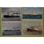 Sammlung Postkarten 'Schiffe' / A collection of postcards 'ships'