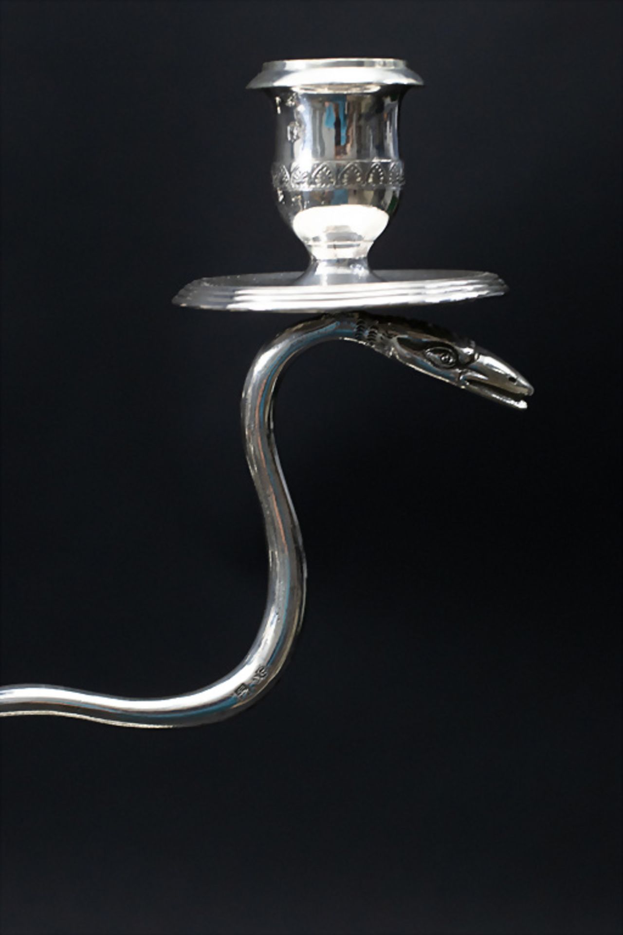 Empire Girandole / An Empire silver girandole, Neapel / Napoli / Naples, um 1800 - Image 3 of 10