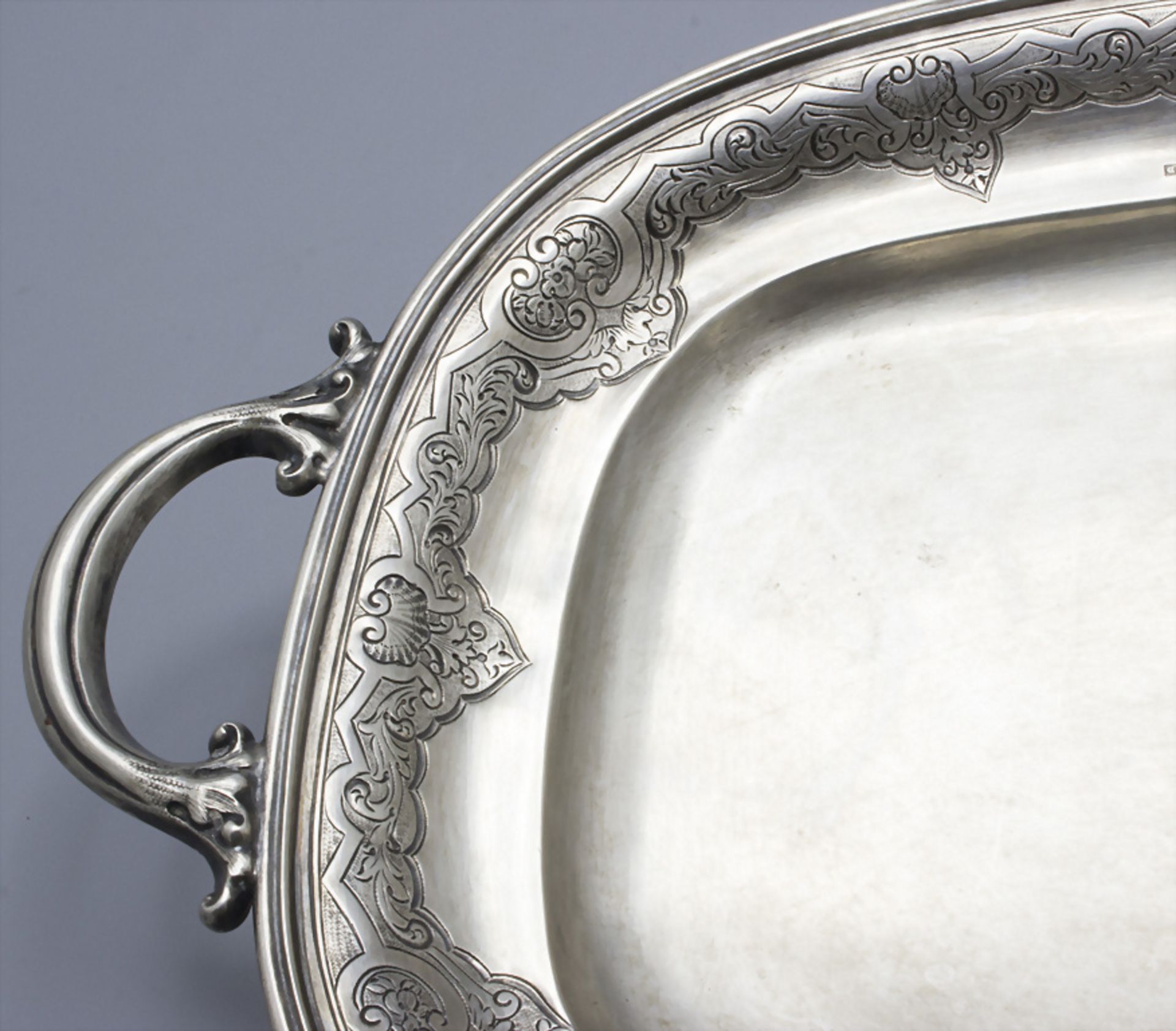 Biedermeier Zierschale / A decorative silver basket, Thomas Dubb, Wien, um 1840 - Bild 2 aus 5
