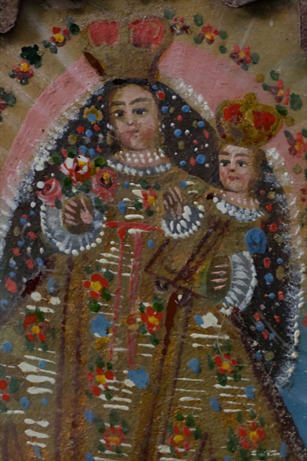 Miniaturmalerei 'Maria Schmerzensmann' / A miniature painting of Mary and Man of Sorrows, ... - Image 4 of 6
