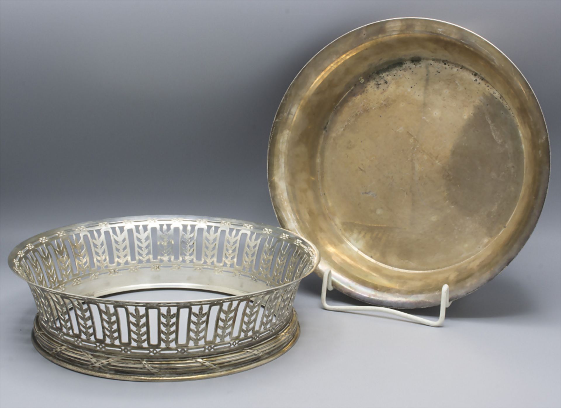 Paar Silberschalen / A pair of silver bowls, Paris, um 1900 - Image 4 of 7