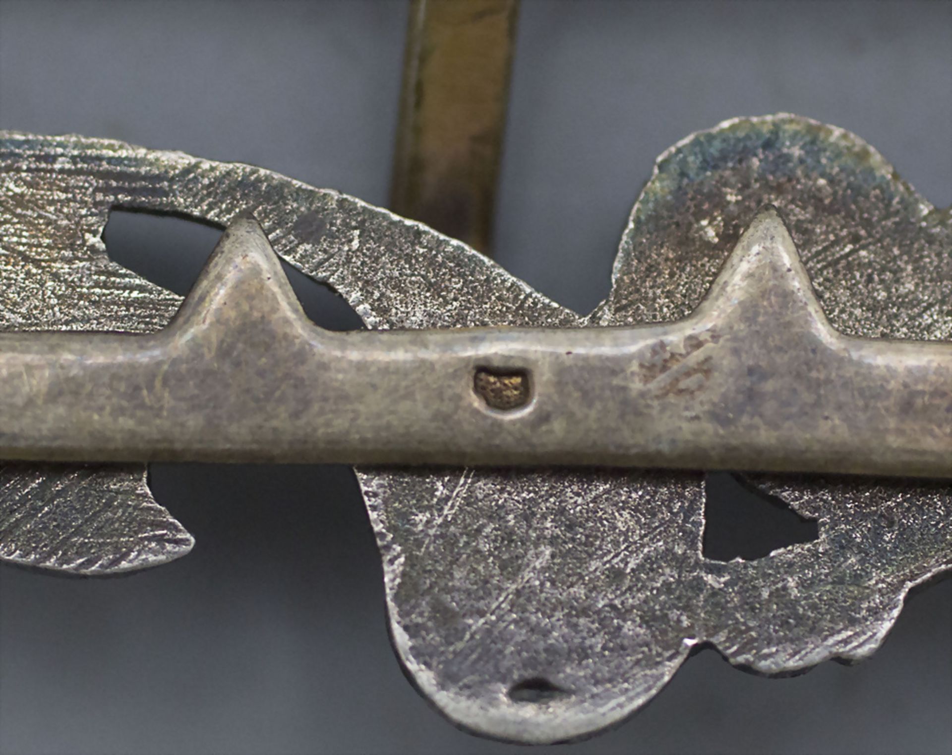Silber Gürtelschließe / A silver belt buckle, Frankreich, 2. Hälfte 19. Jh. - Image 3 of 3