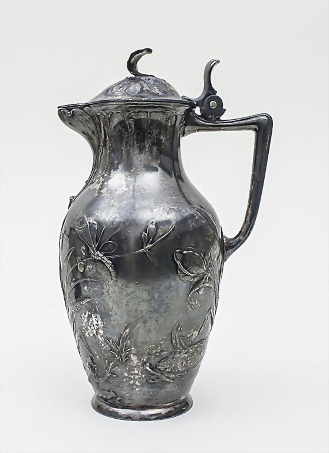 Jugendstil Schenkkanne / An Art Nouveau jug, WMF, Geislingen, um 1900