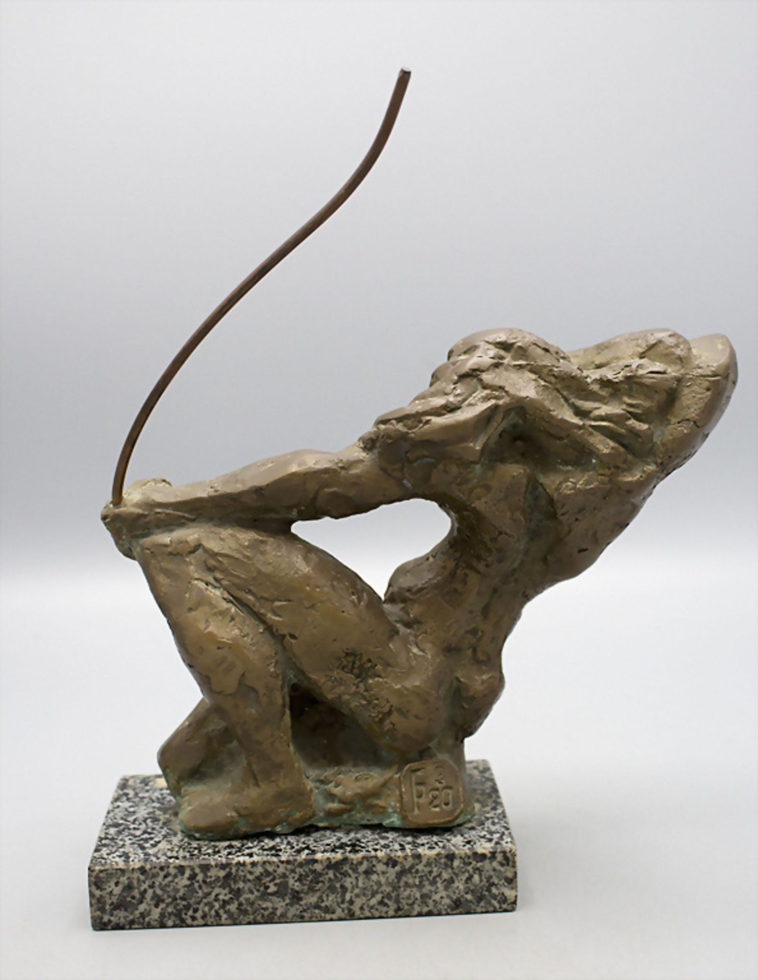 Art Déco Skulptur 'Amazone', Borislav Roussinov (1946- ), Bulgarien - Bild 3 aus 6