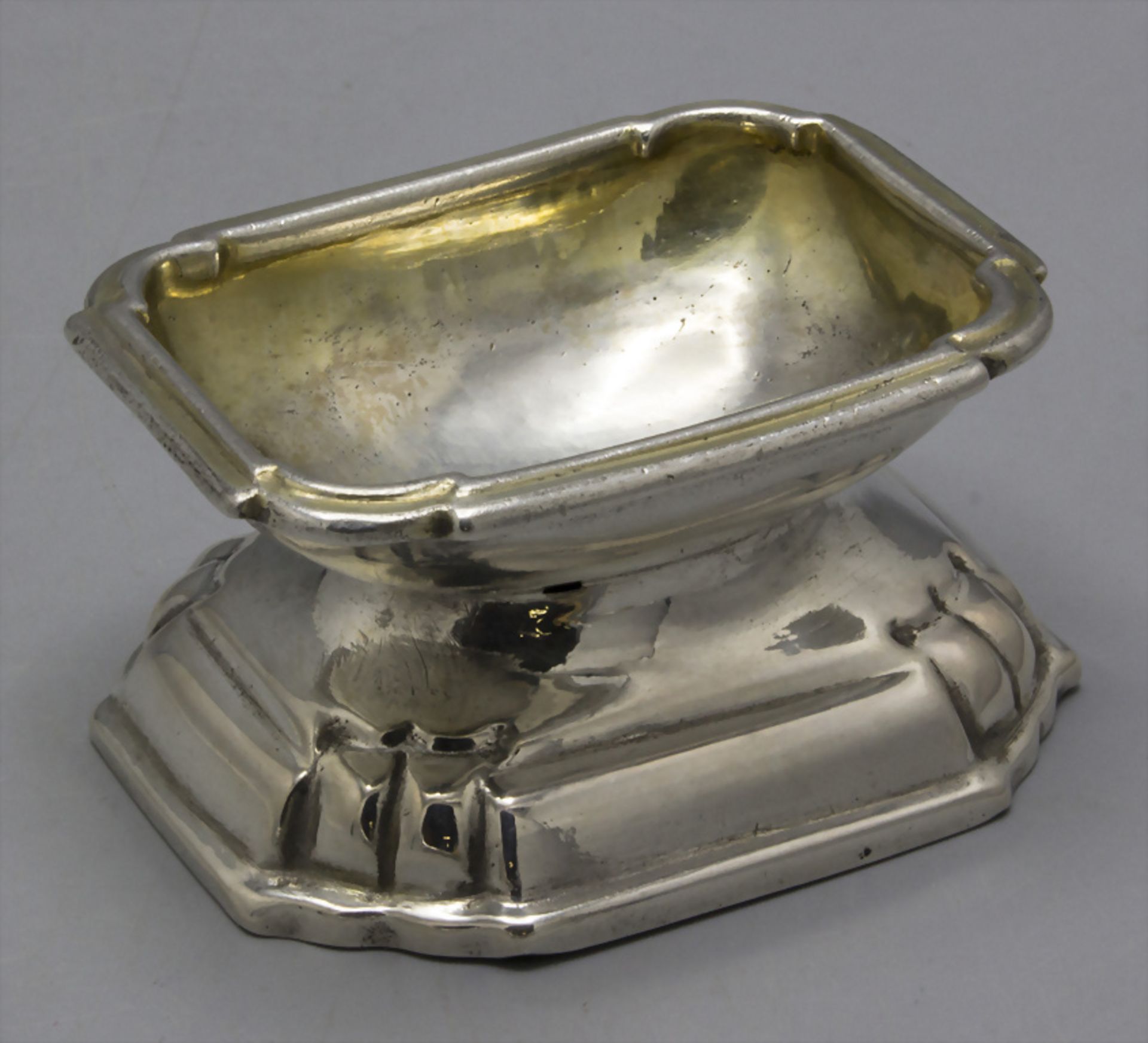 Barock Saliere / A Baroque silver salt cellar, Wien, um 1725 - Image 2 of 5