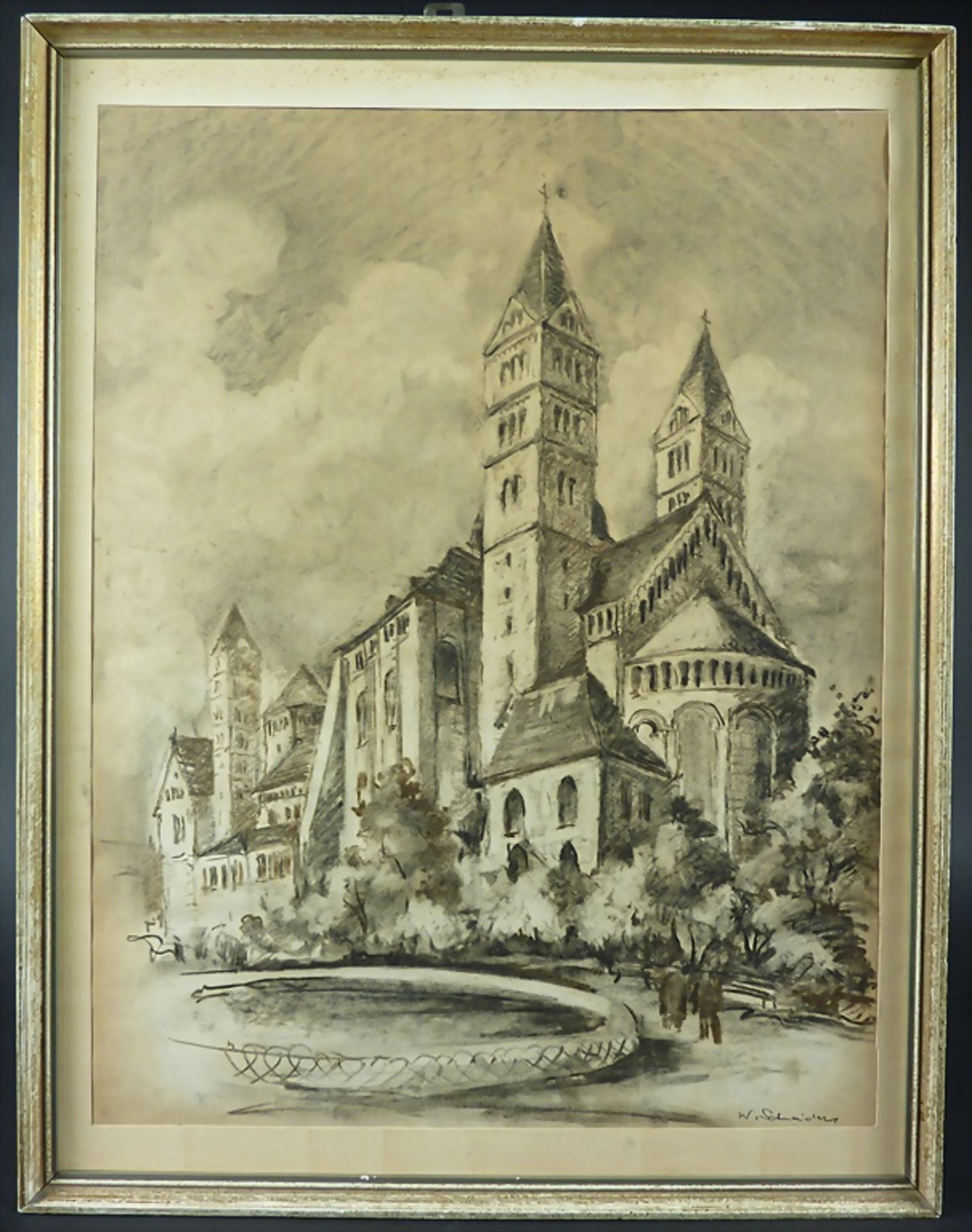 W. Schneider (um 1920 tätig), 'Der Dom zu Speyer am Rhein', um 1920 - Bild 2 aus 6