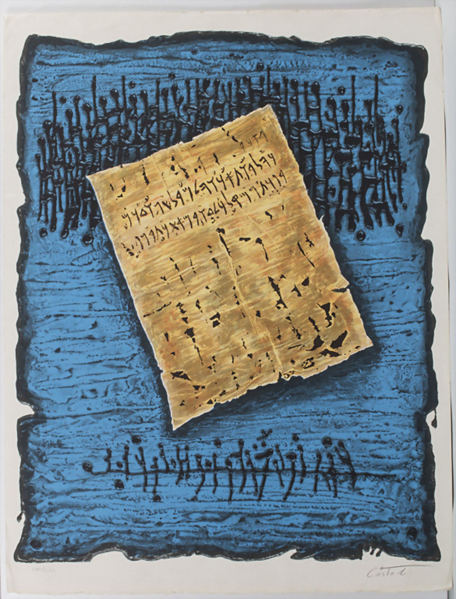 Moshe Castel (1909-1991), 'Schriftrolle' / 'Scroll'