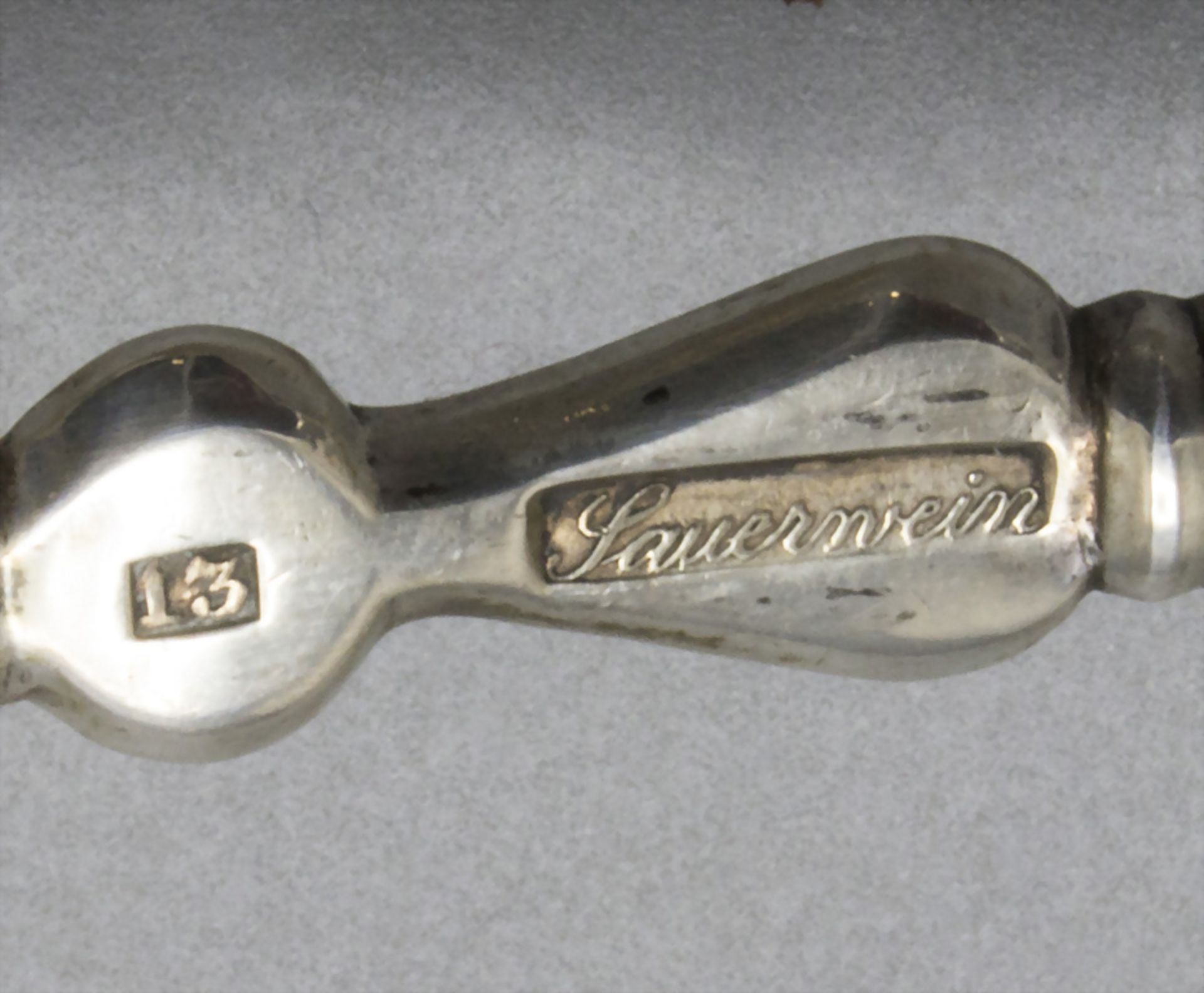 Schöpfkelle / A silver ladle, Sauerwein, Mainz, um 1860 - Image 3 of 3