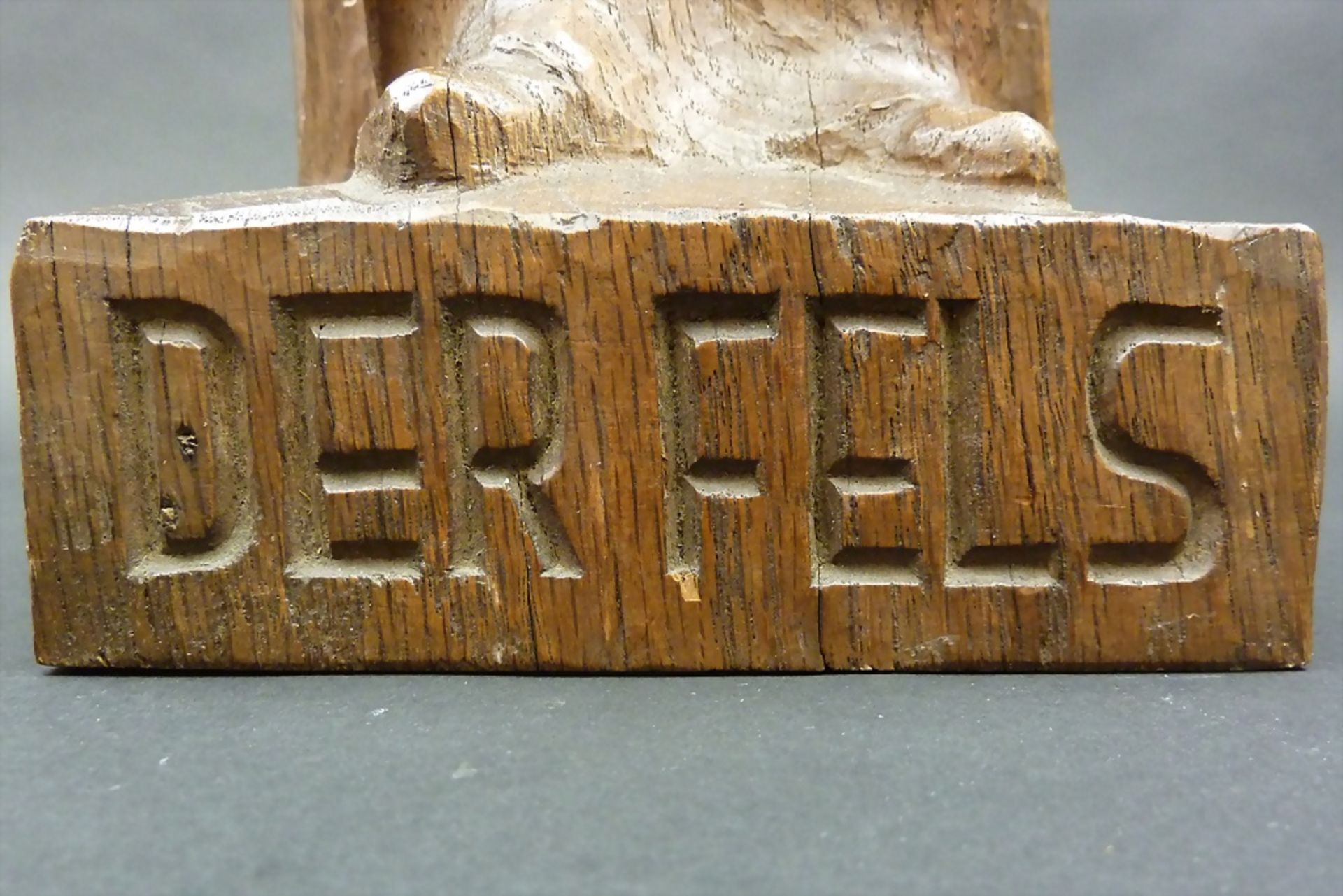 Holz-Skulptur 'Heiliger Apostel Petrus - Der Fels' / Wooden sculpture 'Holy Apostle Peter - ... - Bild 9 aus 12