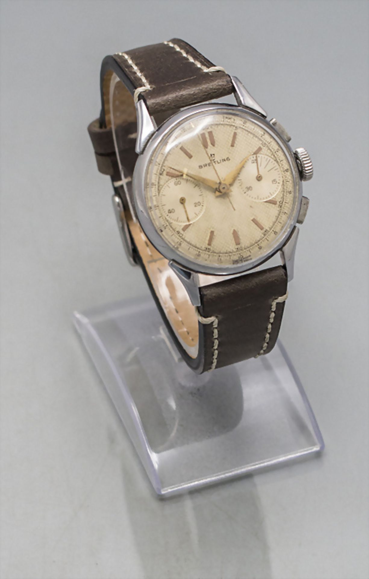 Breitling Chronograph, Schweiz/Swiss, um 1955 - Bild 3 aus 9