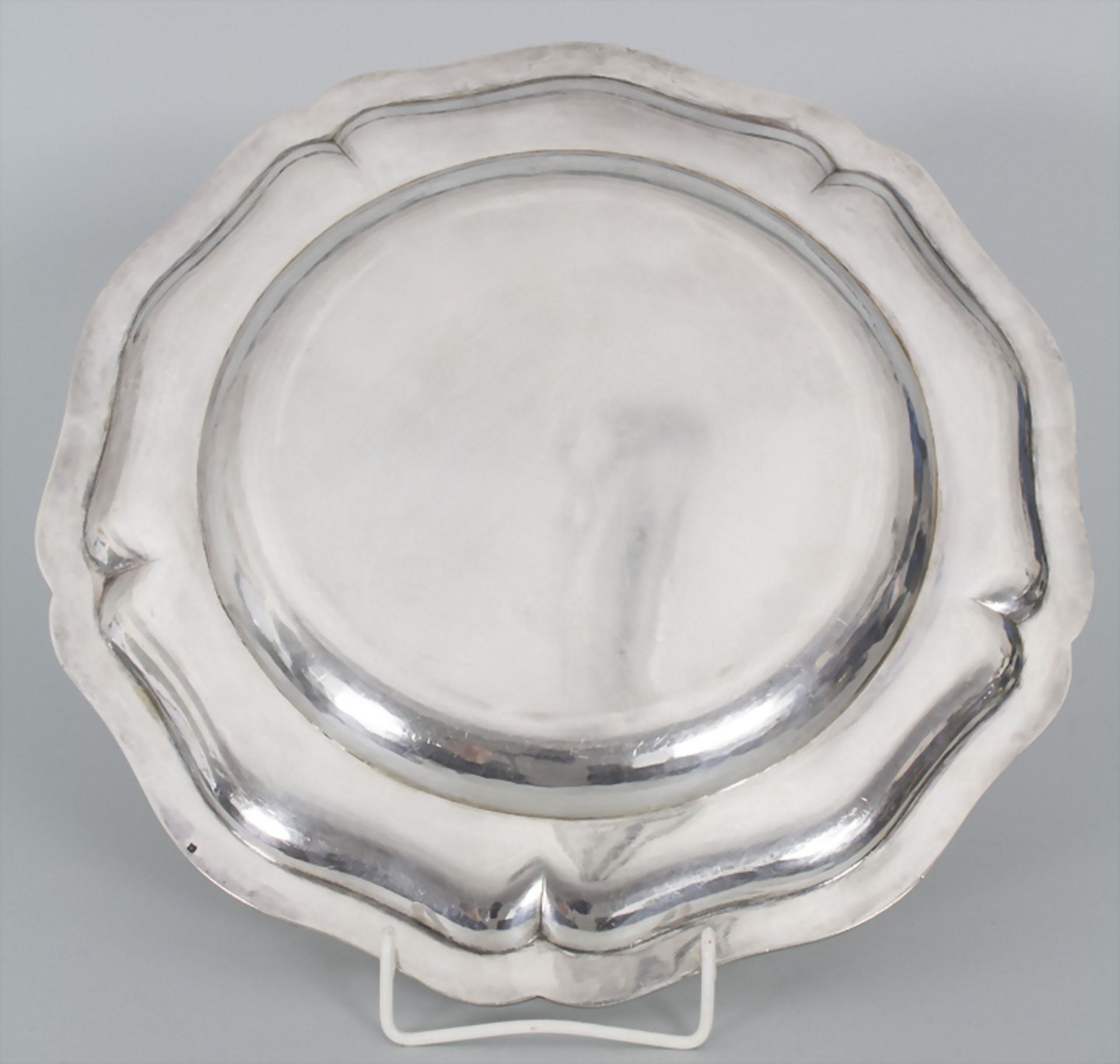 Runde Silberplatte / A silver platter, Frankreich, um 1900 - Bild 3 aus 5