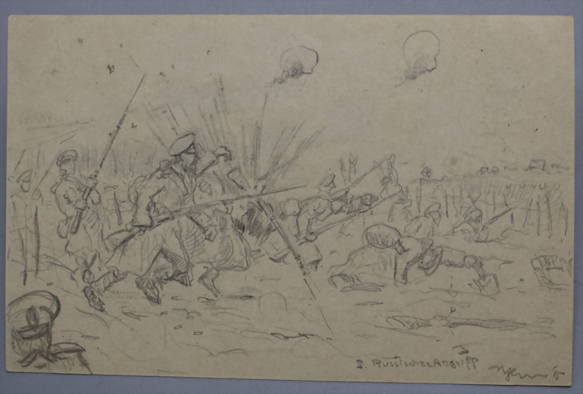 Konvolut Feldpostkarten u. A. K & K Husarenregiment, 1915 - Image 9 of 15
