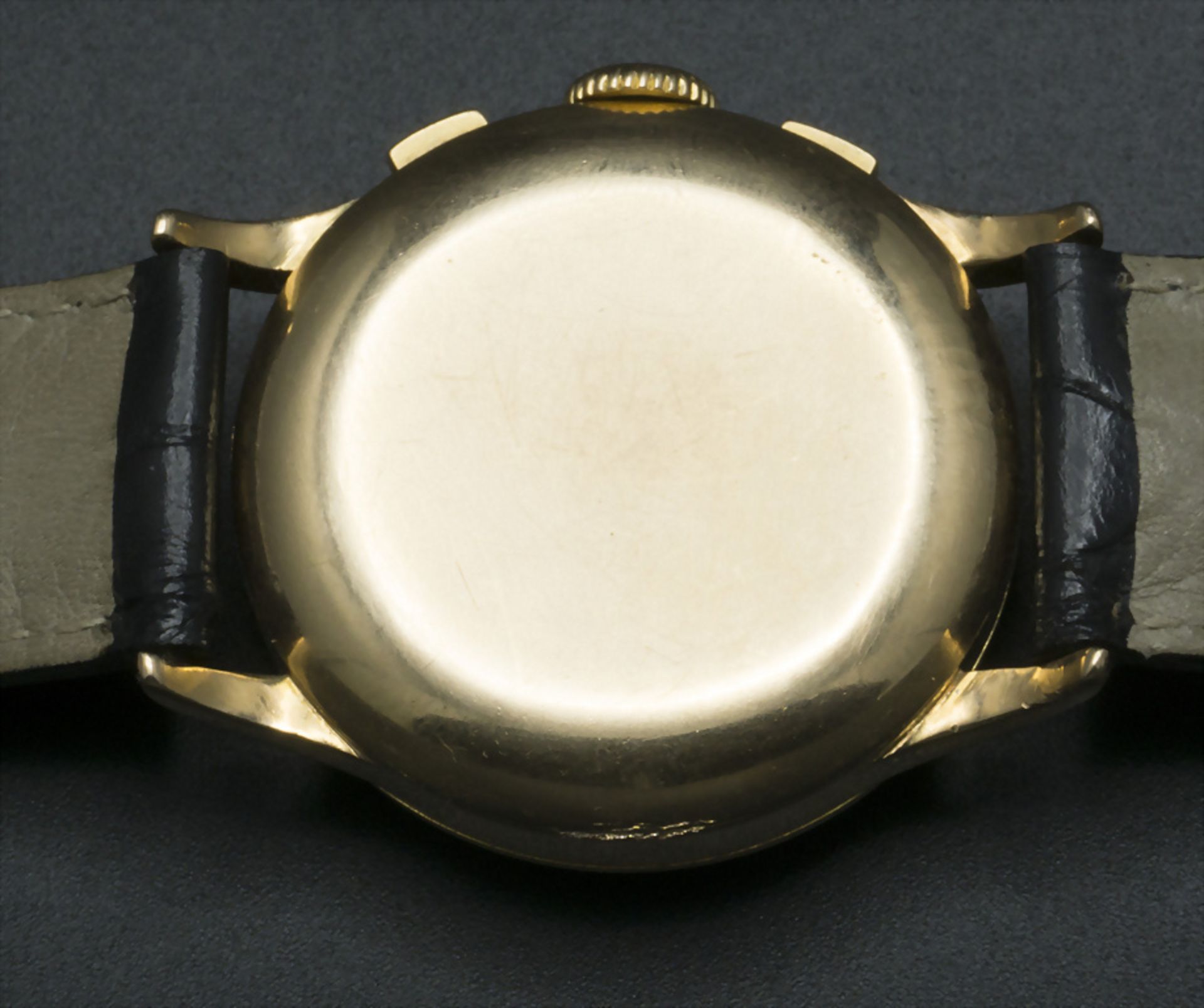 Herrenarmbanduhr / Chronograph / An 18k gold men's wristwatch, Eberhard & Co, Chaud de Fonds, ... - Bild 4 aus 6