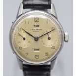Armbanduhr mit Kalender / A wristwatch with calendar, Universal Geneve, um 1950