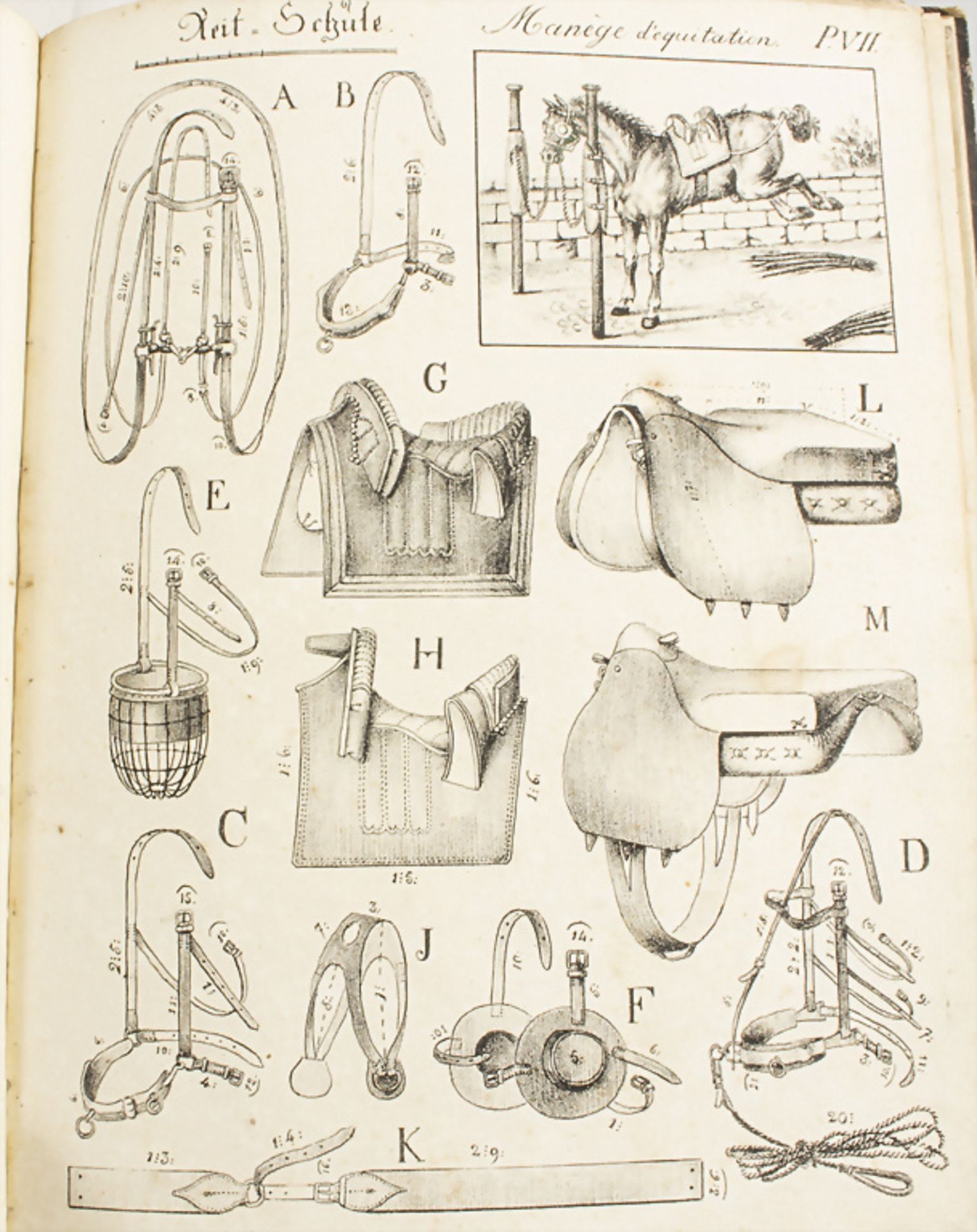 A. Hofer, 'Anweisung zu Sattler-Arbeiten', 1818 - Image 5 of 8