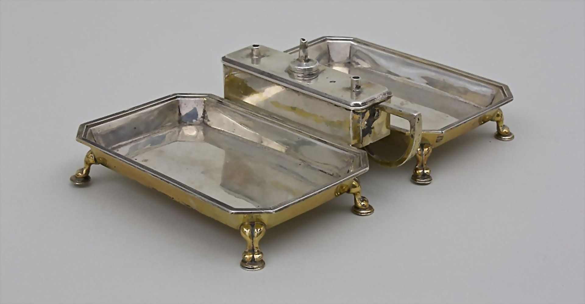 Doppelschale/Double Tray, Mappin & Webb, Birmingham, 1929 - Bild 2 aus 4