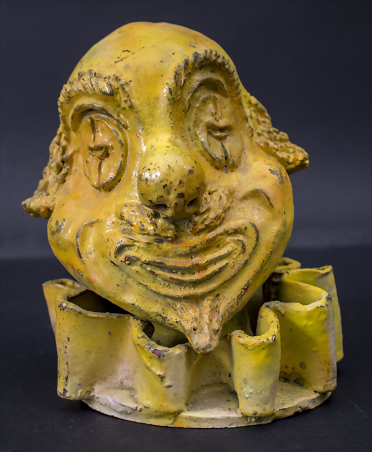 Keramik-Plastik 'Clown' / A ceramic sculpture 'Clown', Florenz, Italien, 1912