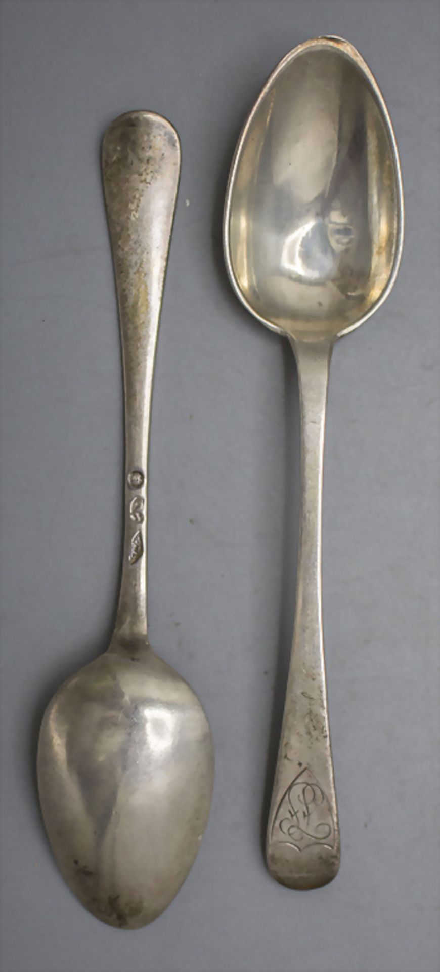 12 Empire Löffel / A set of 12 Empire silver spoons, Francois-Louis Galtignez, Paris, 1811-1819 - Bild 2 aus 4