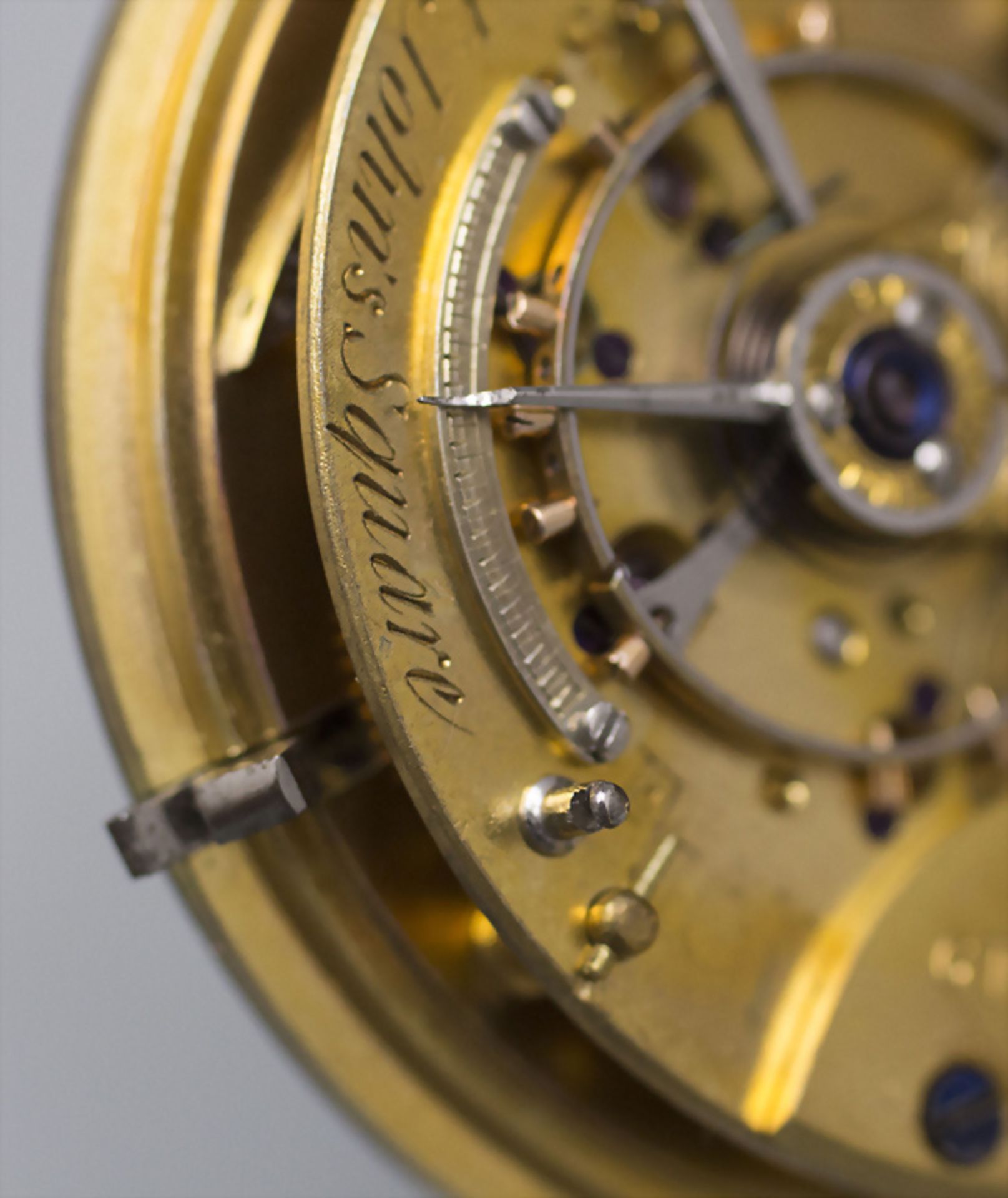 Offene Taschenuhr / An 18 ct gold pocket watch, William Sandford, London, 19. Jh. - Bild 6 aus 14