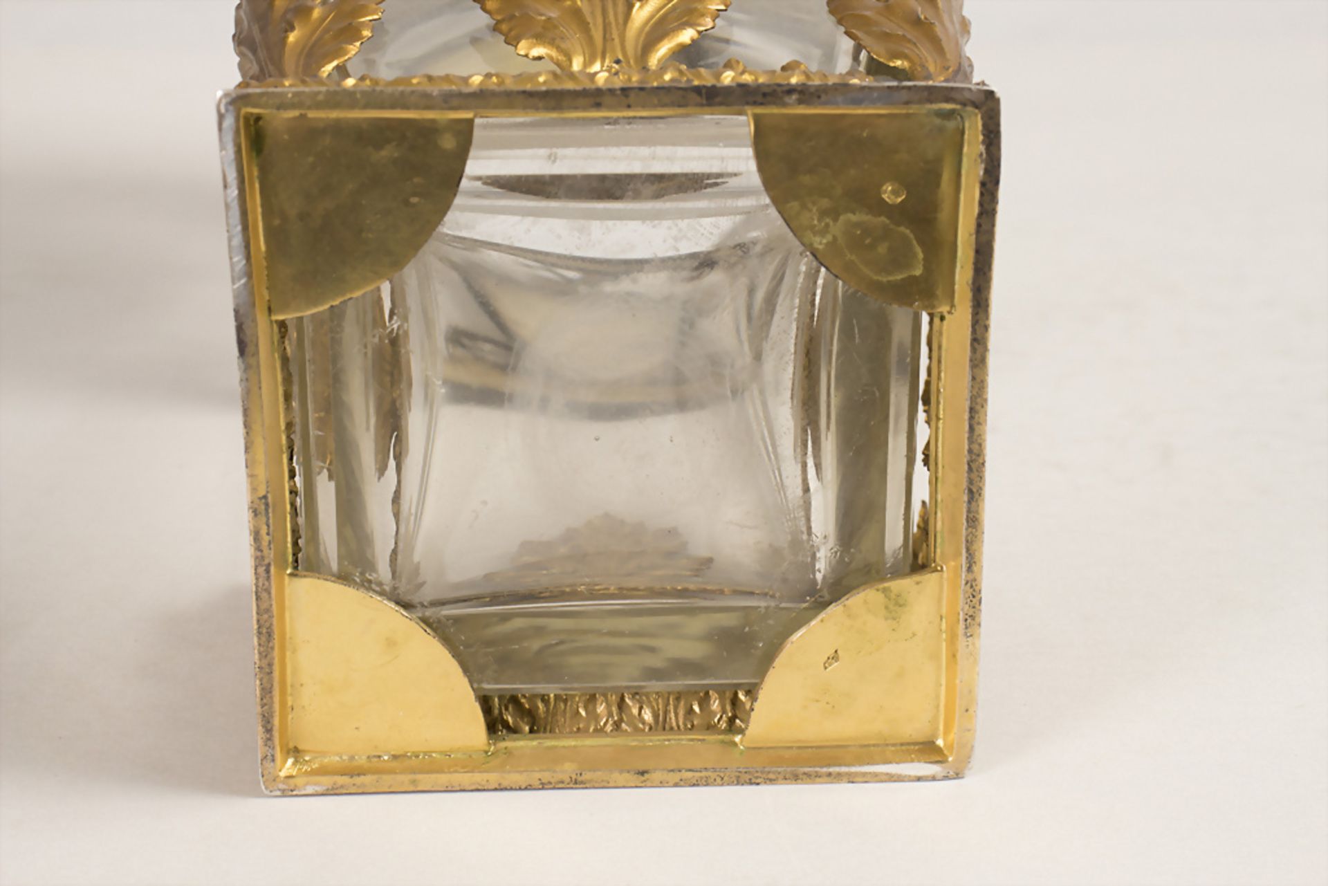 Vase mit Bronze und Silbermontur 'Die vier Jahreszeiten' / A crystal glass vase with bronze ... - Image 10 of 11