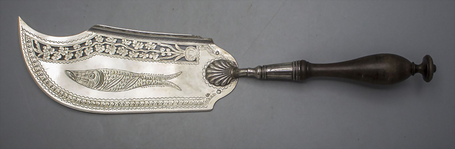 Fischheber / A silver fish server, Antoine Moranges, Paris, nach 1819