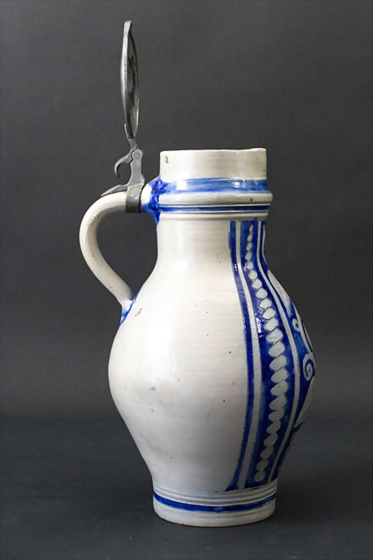 Schenkkanne / A jug, Westerwald, um 1800 - Image 3 of 7