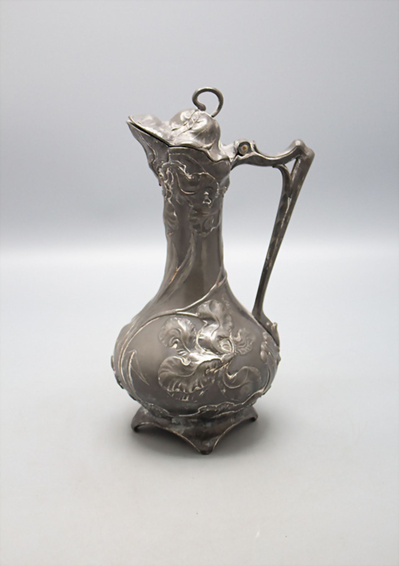 Jugendstil Schenkkrug / An Art Nouveau jug, WMF, Geislingen, um 1900