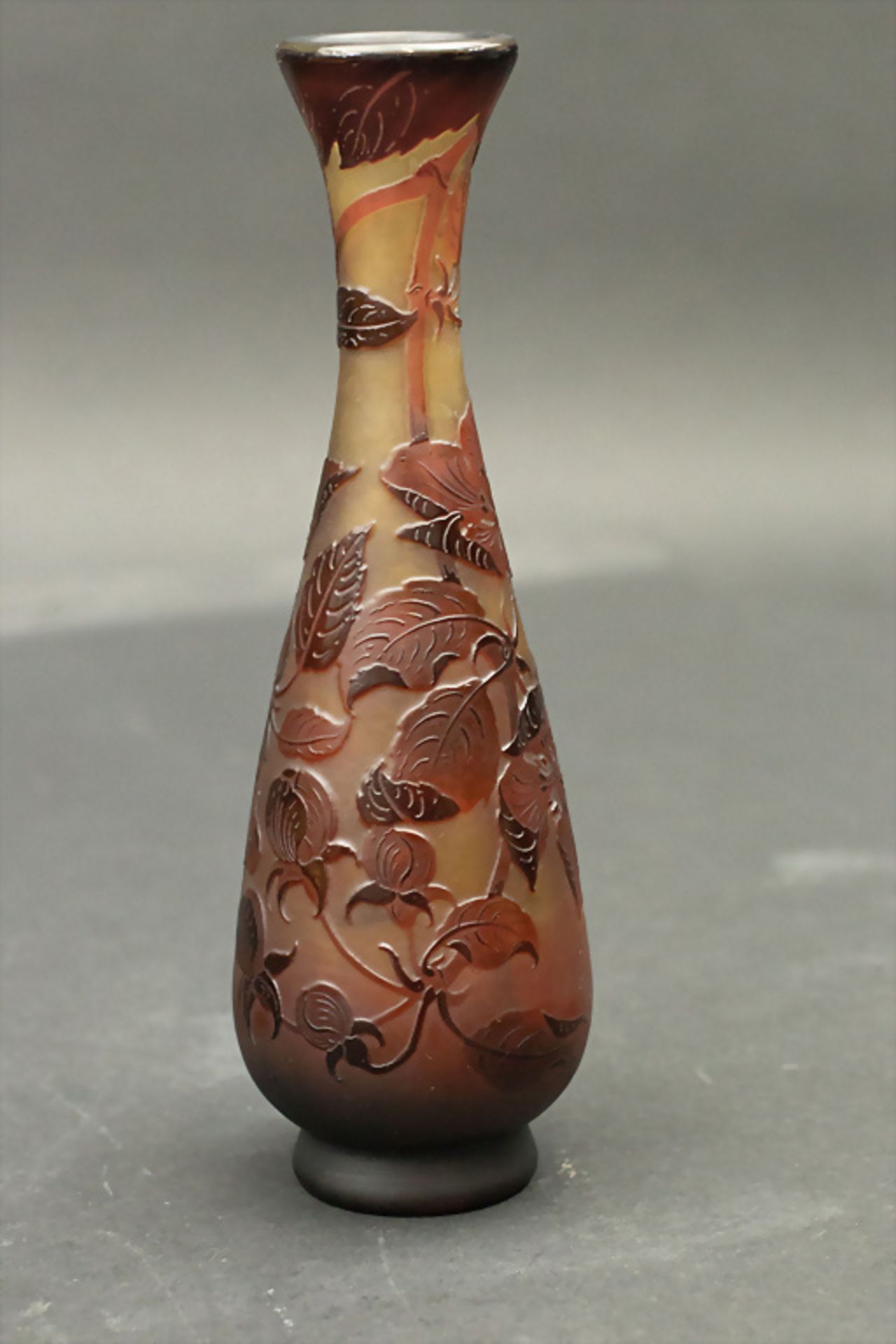 Jugendstil Vase / An Art Nouveau vase, Paul Nicolas, D'Argental, Ecole de Nancy, um 1920 - Image 4 of 6