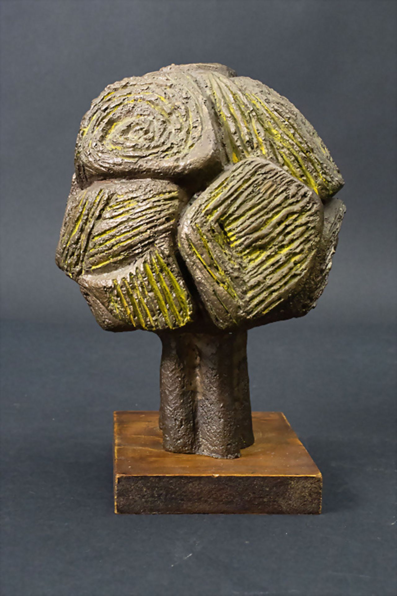 Bronzeskulptur 'Baum' /  A bronzen sculpture 'Tree' - Bild 2 aus 7