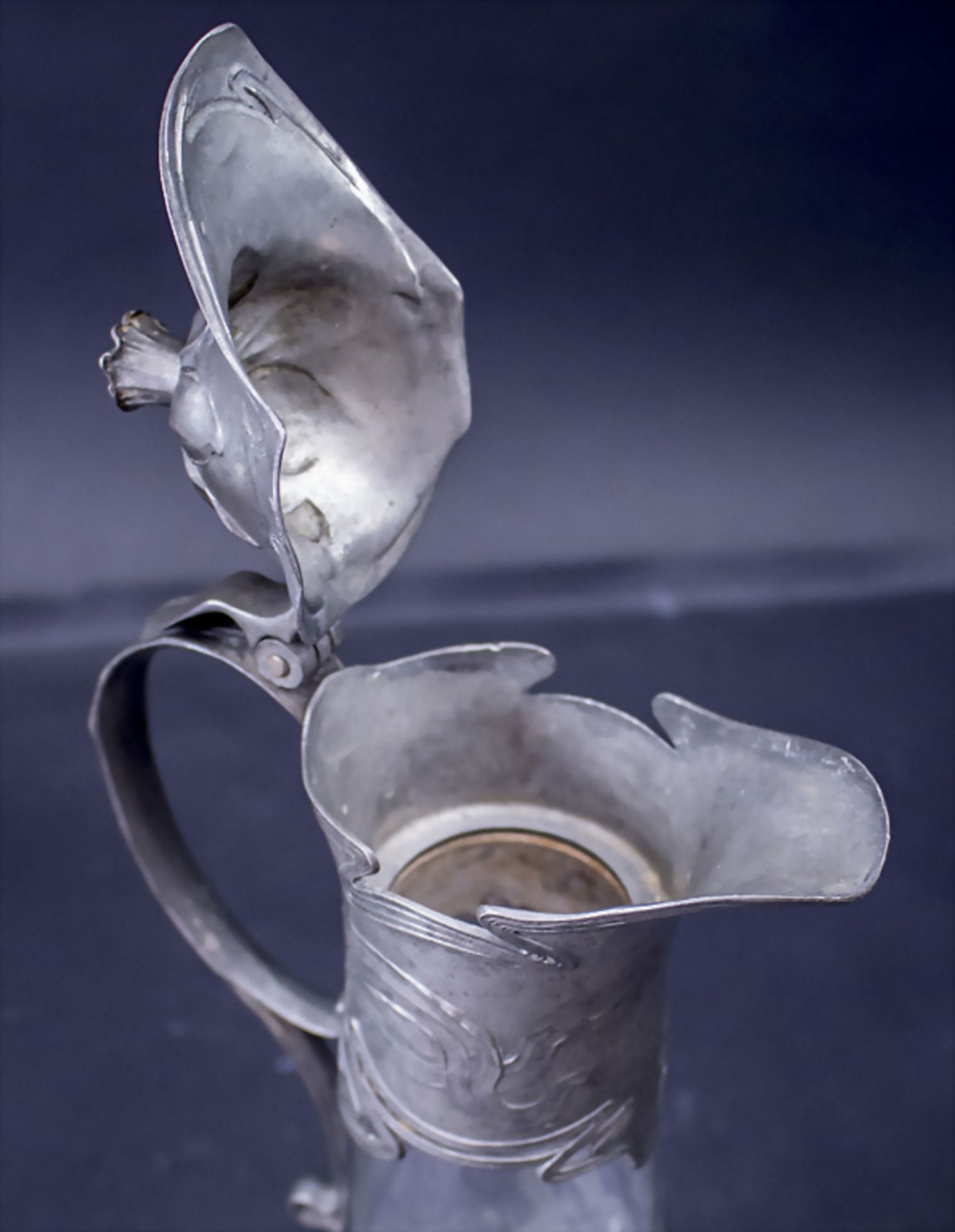 Jugendstil Karaffe / An Art Nouveau carafe, um 1900 - Image 3 of 5