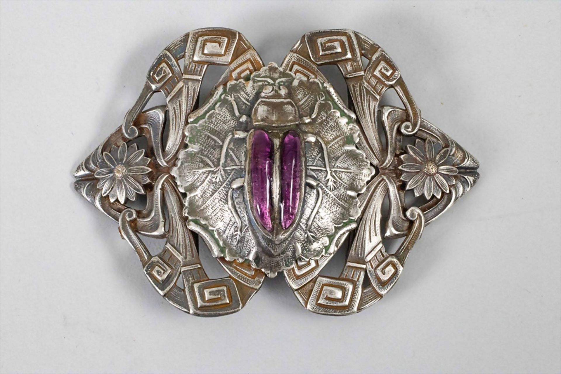 Jugendstil Gürtelschnalle / A belt buckle, Frankreich, um 1905