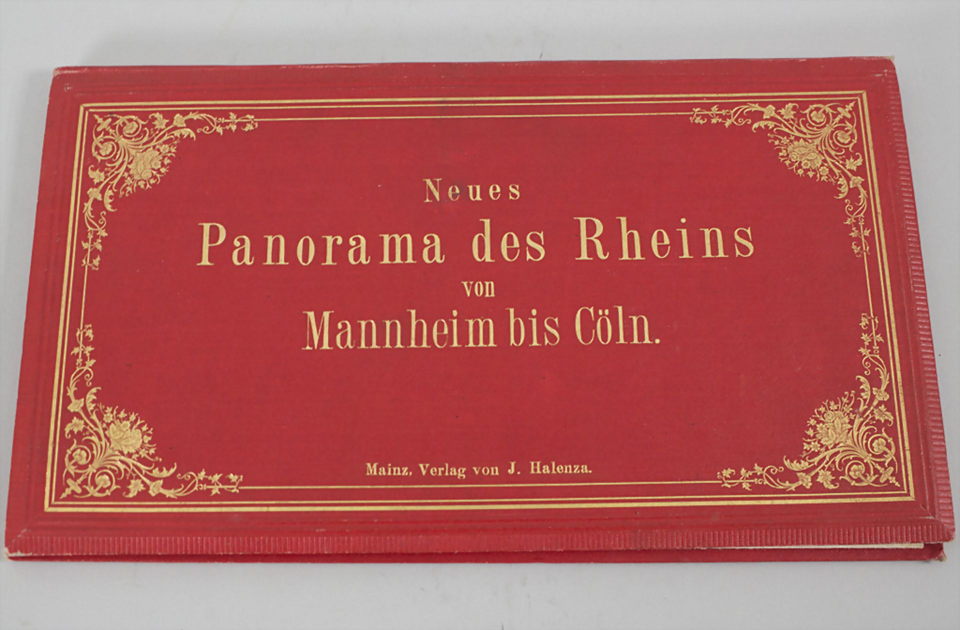 Rheinland, Leporello, 'Neues Panorama des Rheins von Mannheim bis Cöln', um 1880 - Image 2 of 3