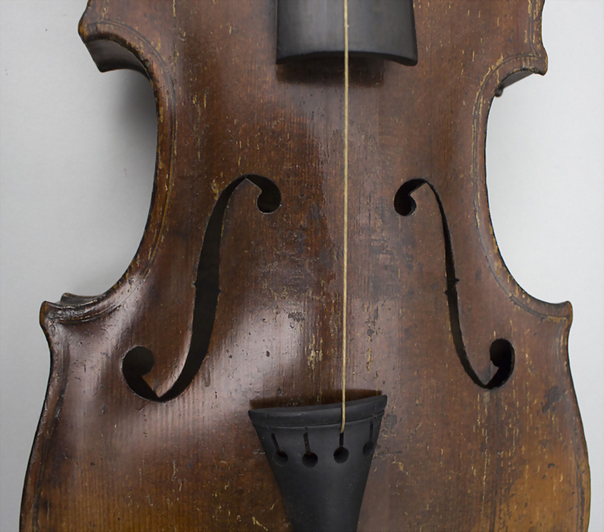 Violine / A violin, deutsch, um 1900 - Image 6 of 6