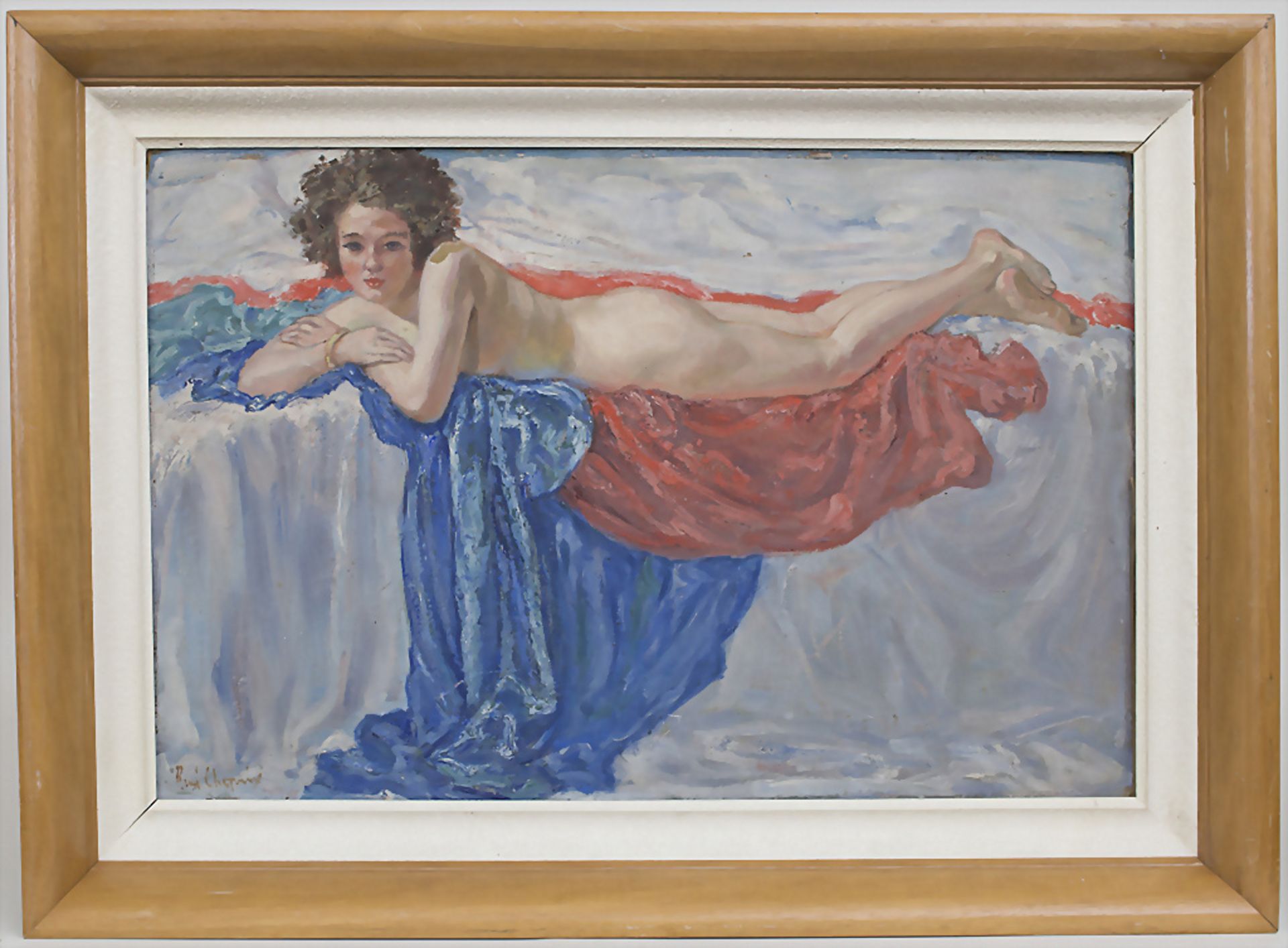 Rene Louis Marie Choprix (1888-1972), Akt auf Stofftüchern - Bild 2 aus 7