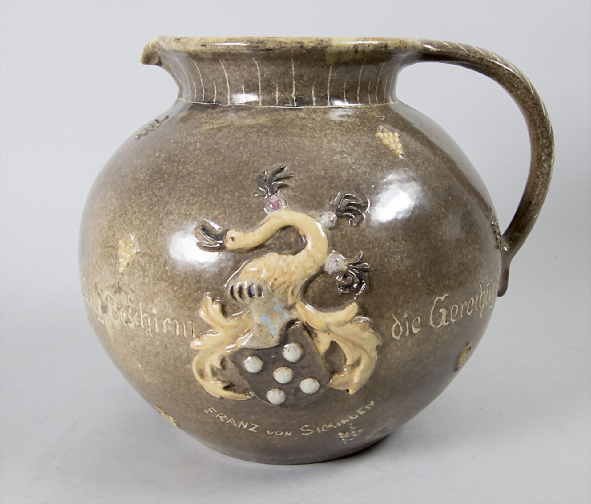 Großer Mostkrug / A large ceramic jug, Töpferei Klingler, Landstuhl, 20. Jh. - Image 2 of 8