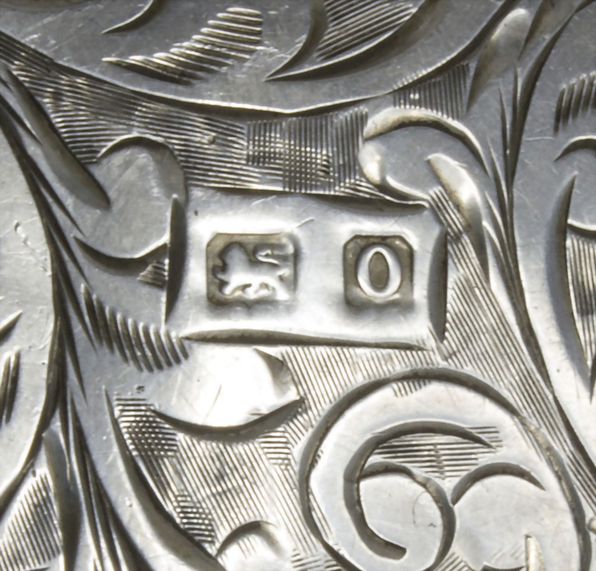 Silber Täschchen/Portemonnaie / A silver purse/wallet, J. Gloster Ltd., Birmingham, 1913 - Bild 6 aus 6