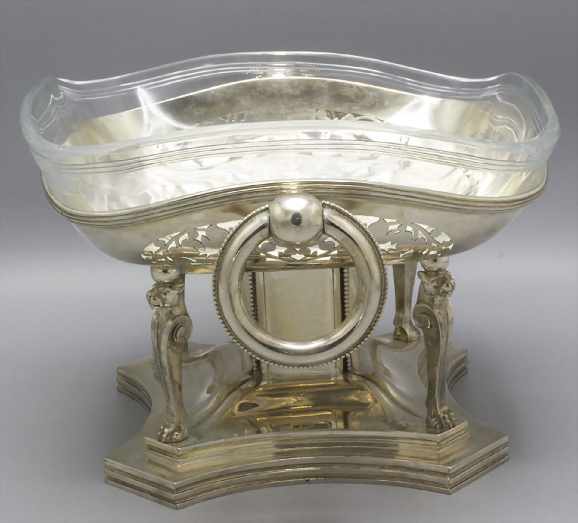 Obstschale / A silver fruit bowl, Wien, um 1925 - Bild 2 aus 9