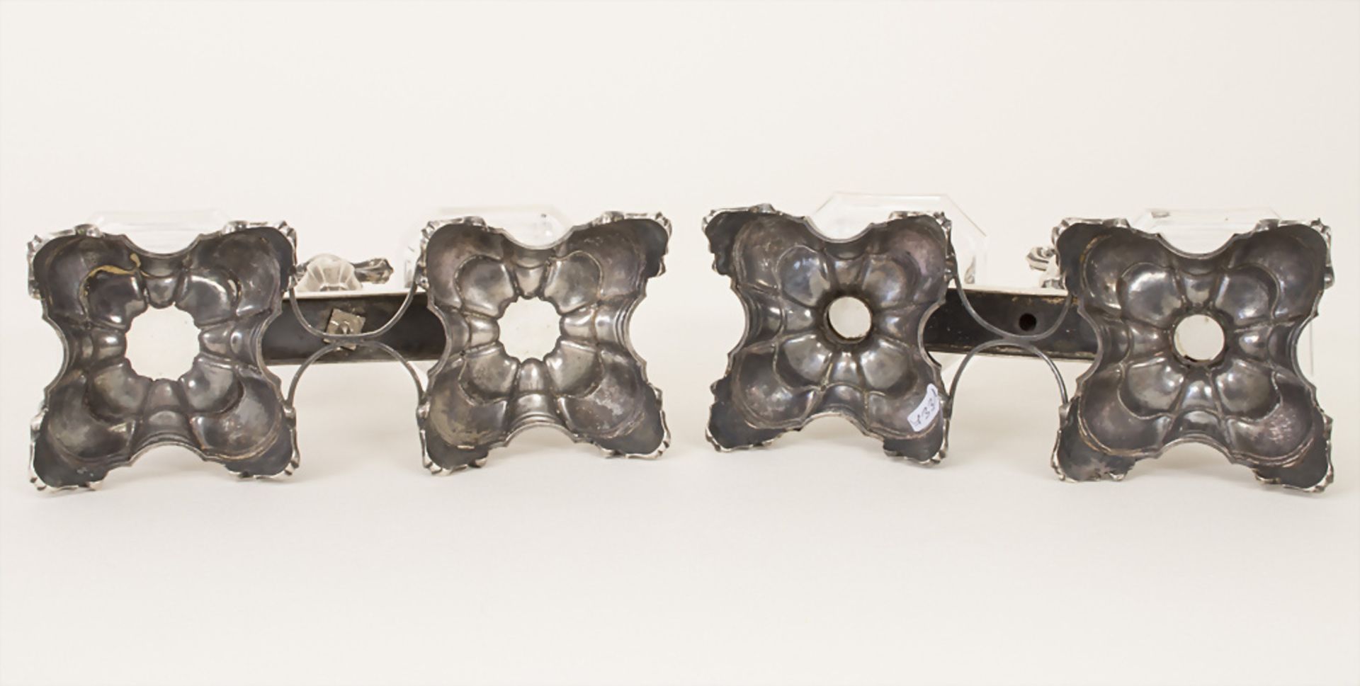 Paar Salieren / A pair of silver open salts, Frankreich, um 1840 - Image 4 of 5